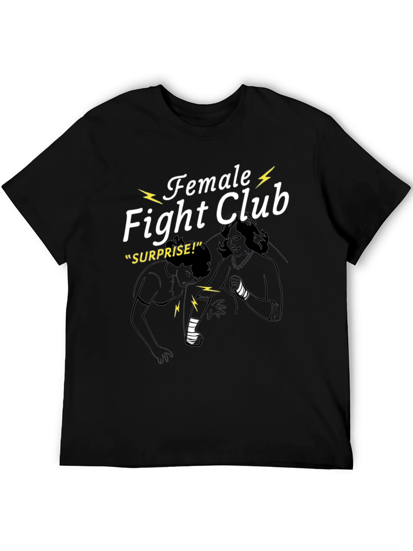 Female Fight Club Graphic T-Shirt