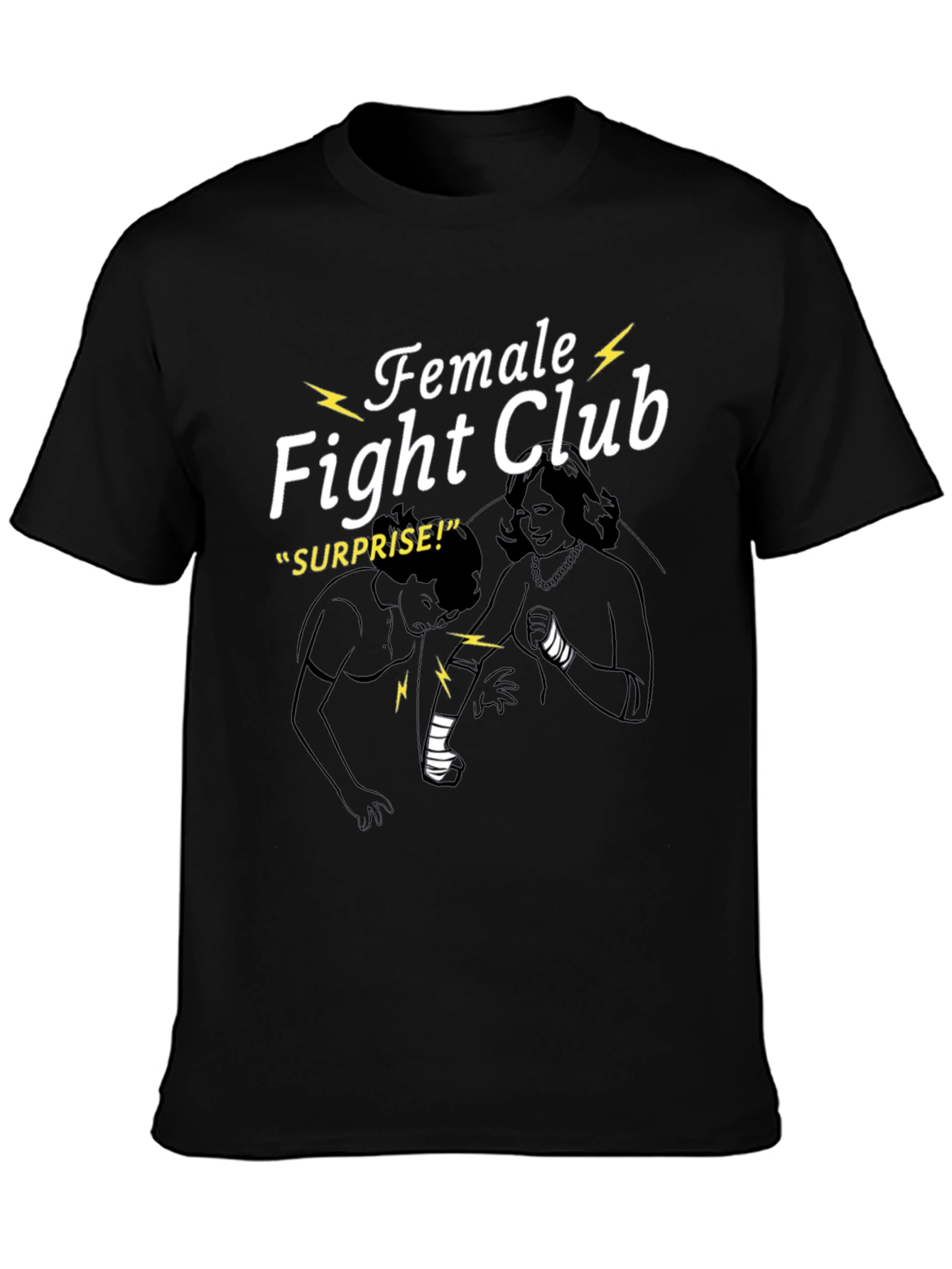 Female Fight Club Graphic T-Shirt
