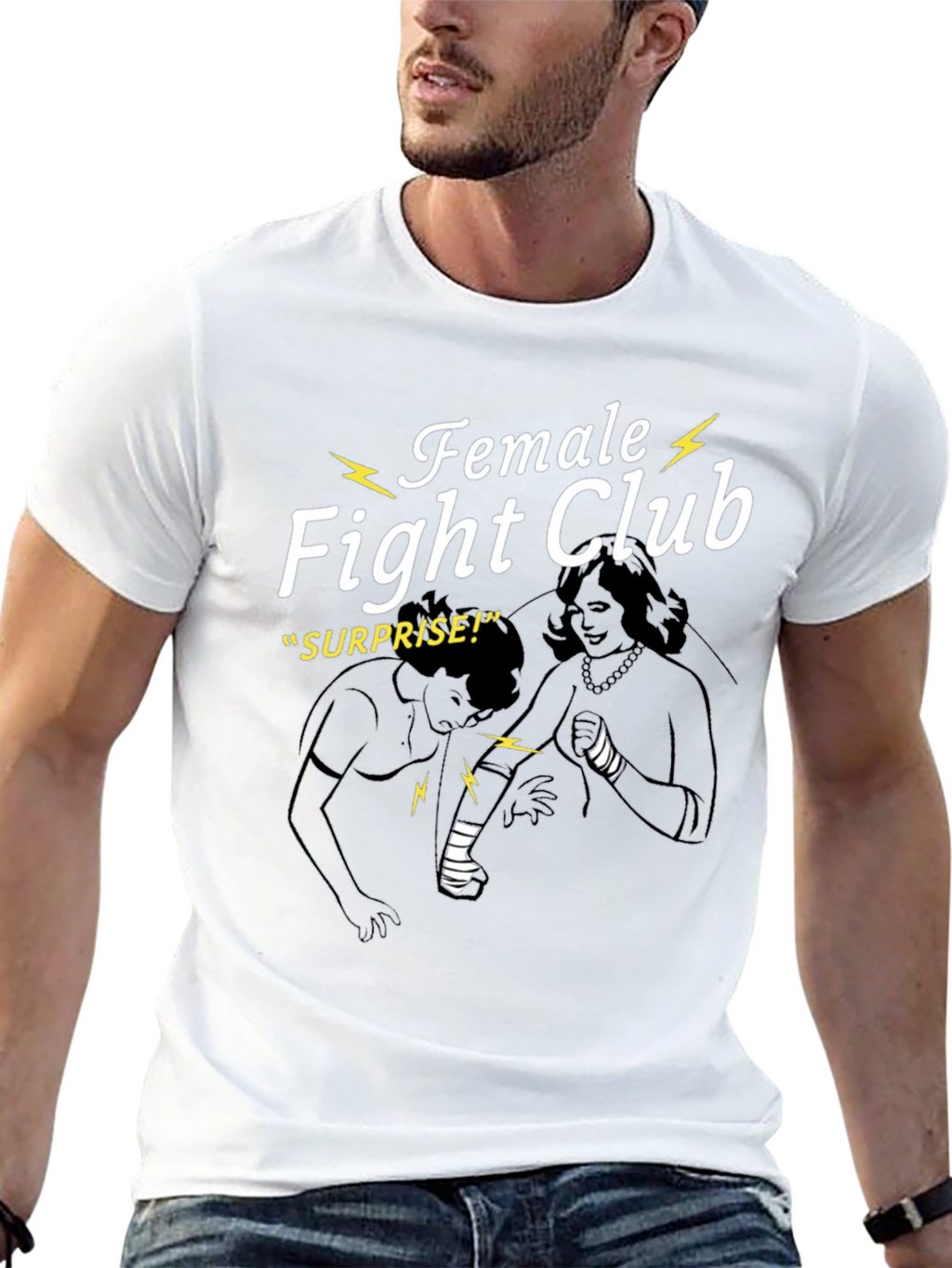 Female Fight Club Graphic T-Shirt