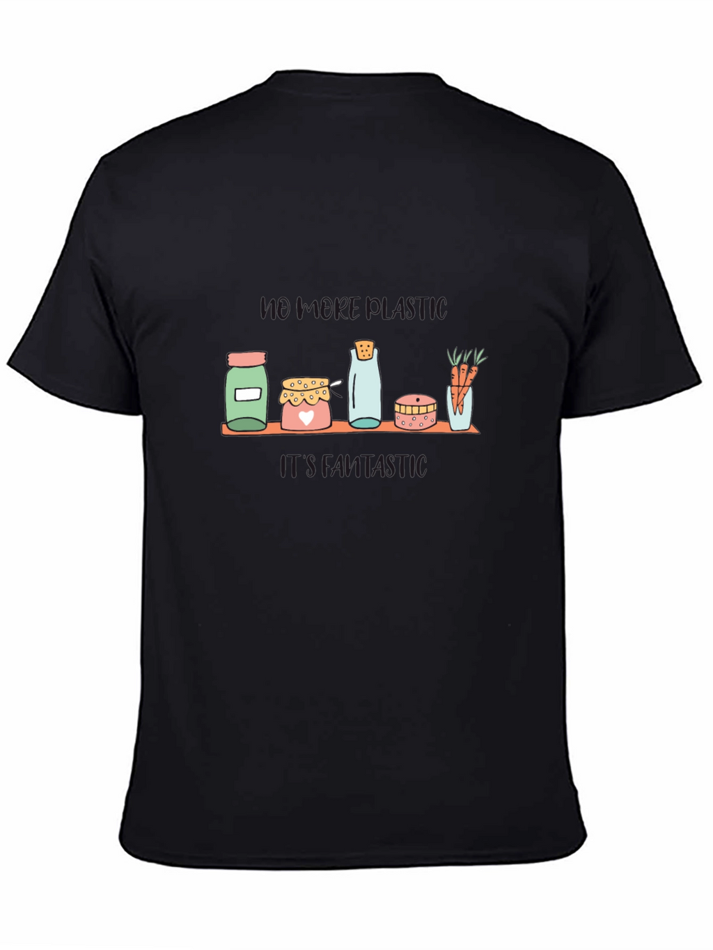 Funny Pantry Essentials Black Graphic Tee