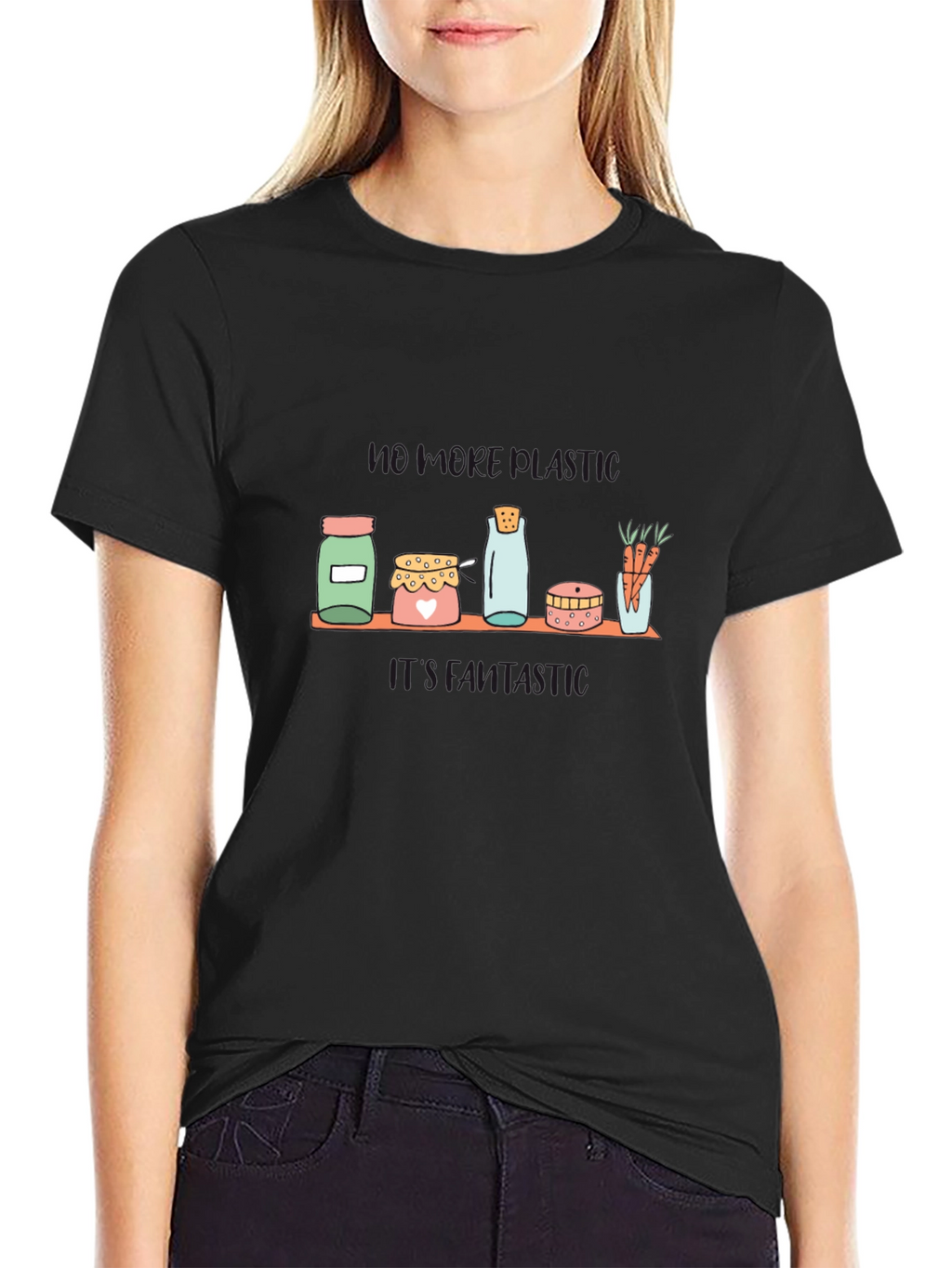 Funny Pantry Essentials Black Graphic Tee