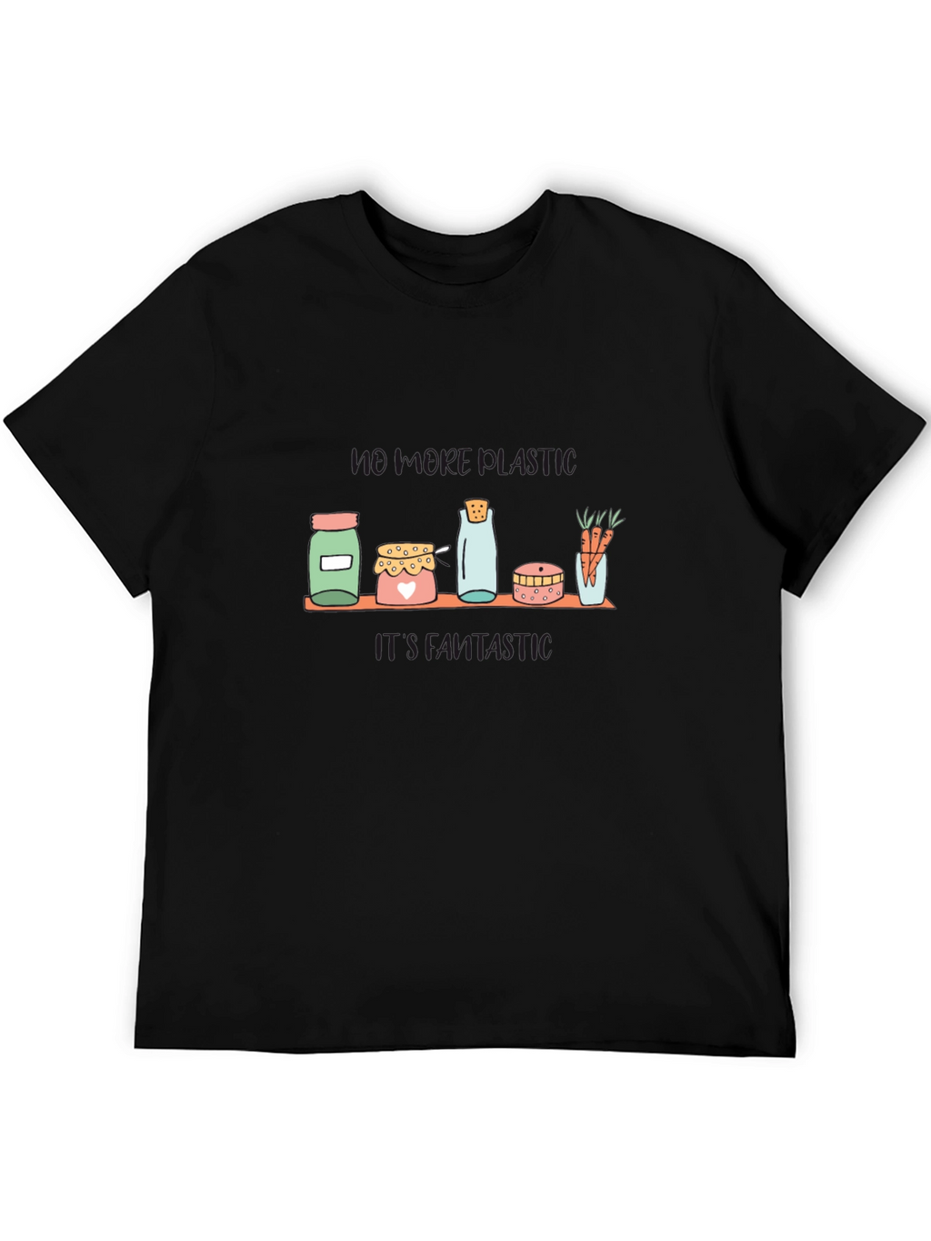 Funny Pantry Essentials Black Graphic Tee