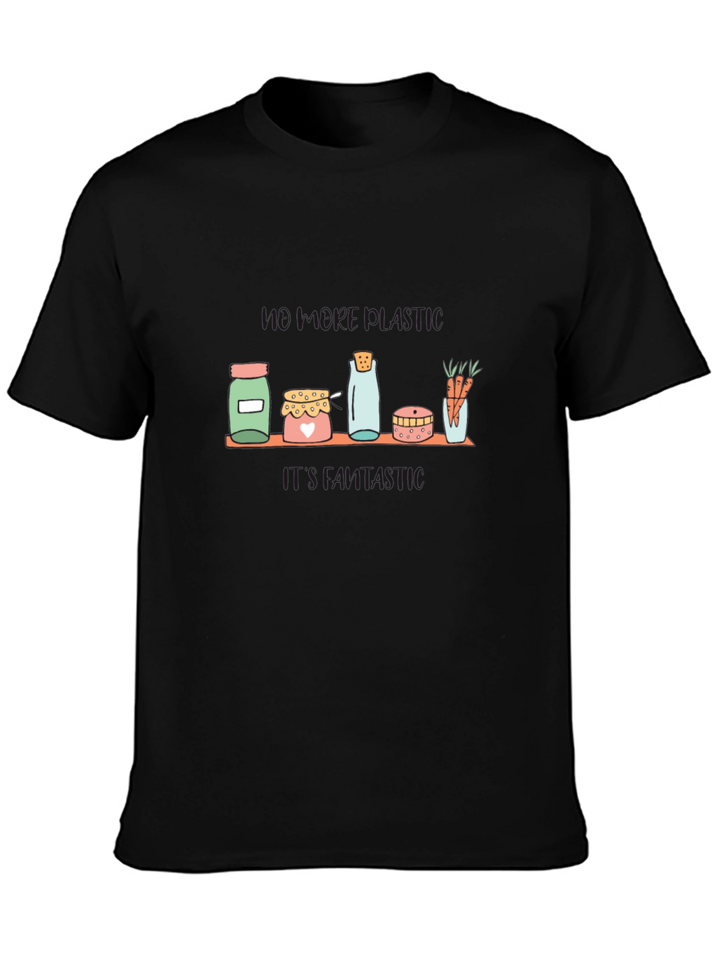 Funny Pantry Essentials Black Graphic Tee