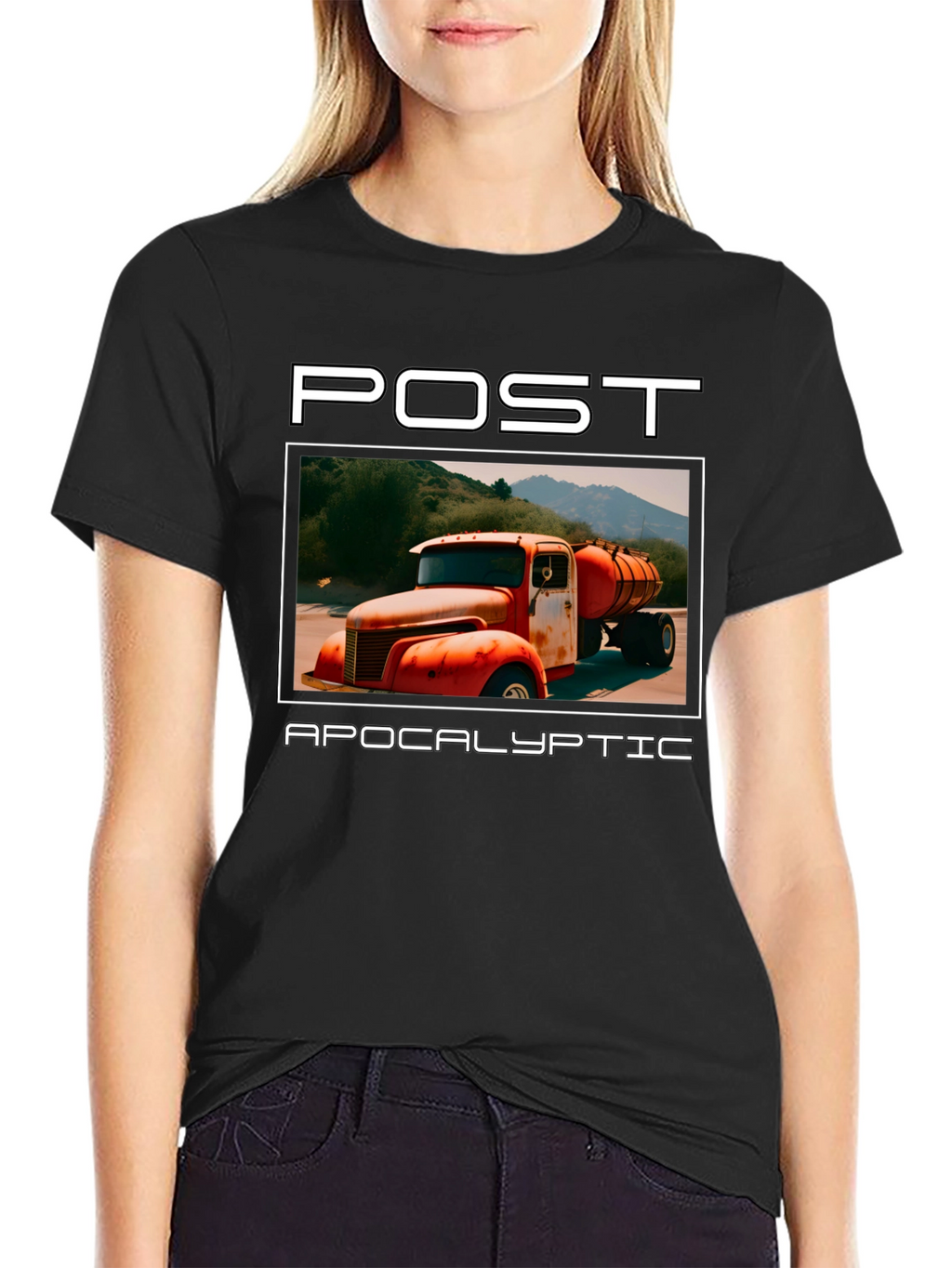 Post Apocalyptic Truck Graphic T-Shirt