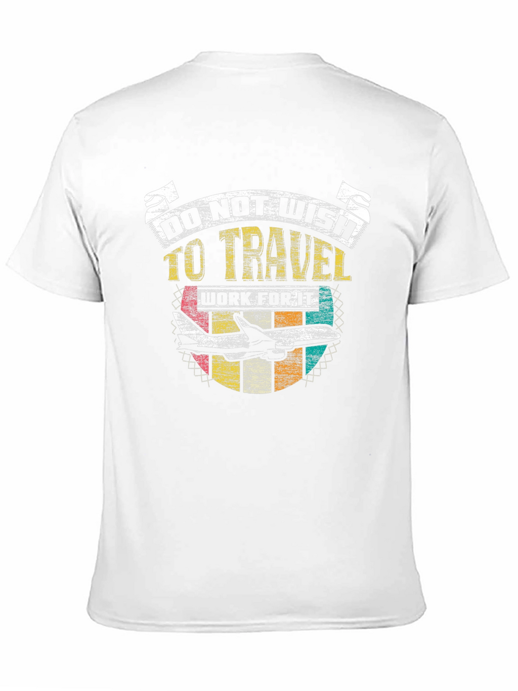 Do Not Wish to Travel Black Graphic T-Shirt