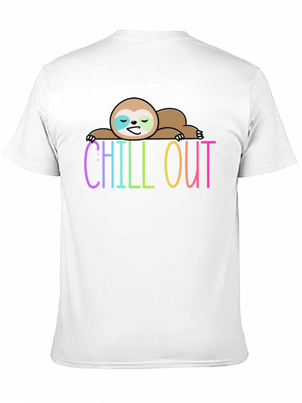Chill Out Sloth Graphic Tee - Relaxed Fit