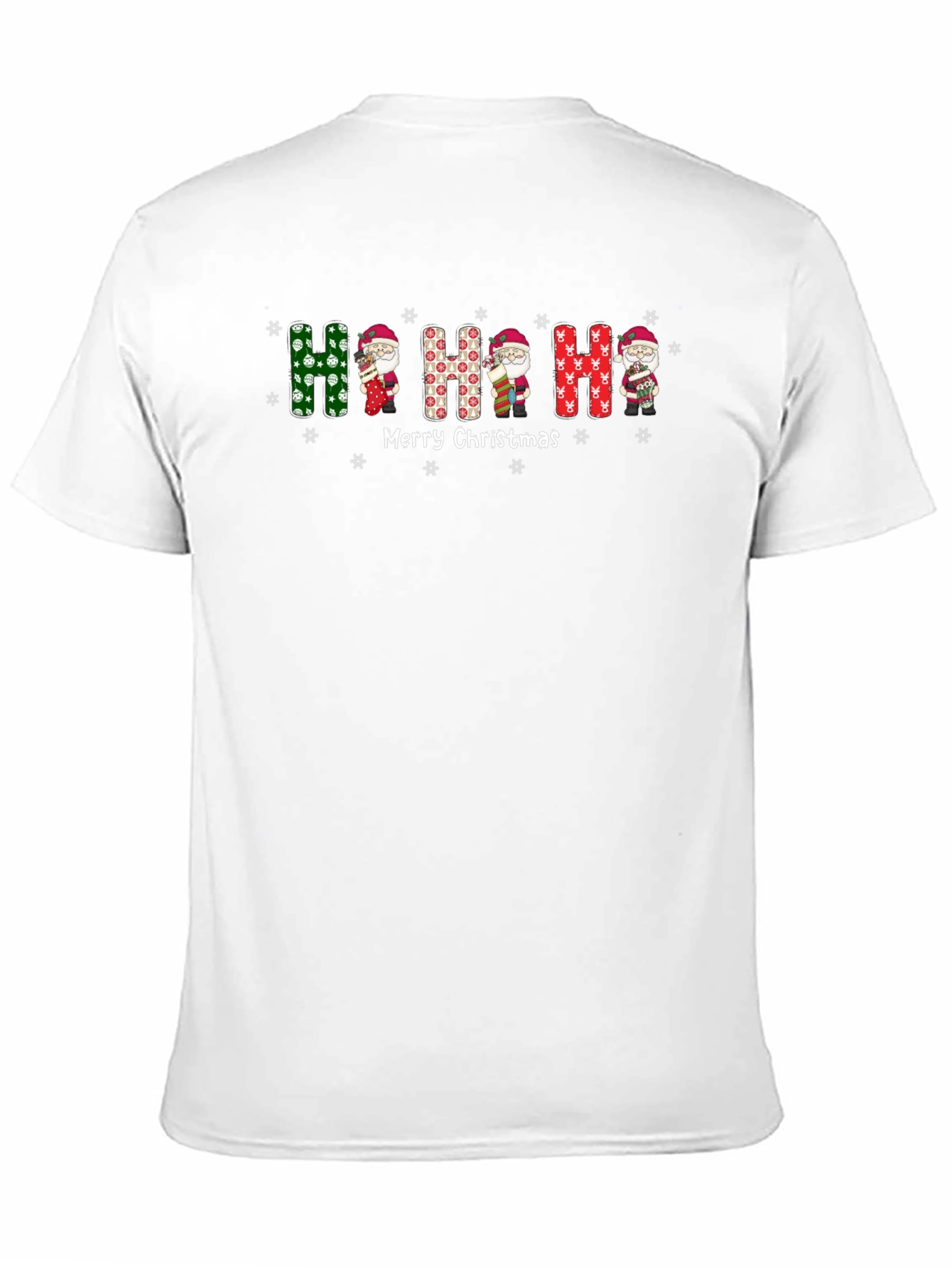 Ho Ho Ho Christmas T-Shirt Santa Holiday Tee