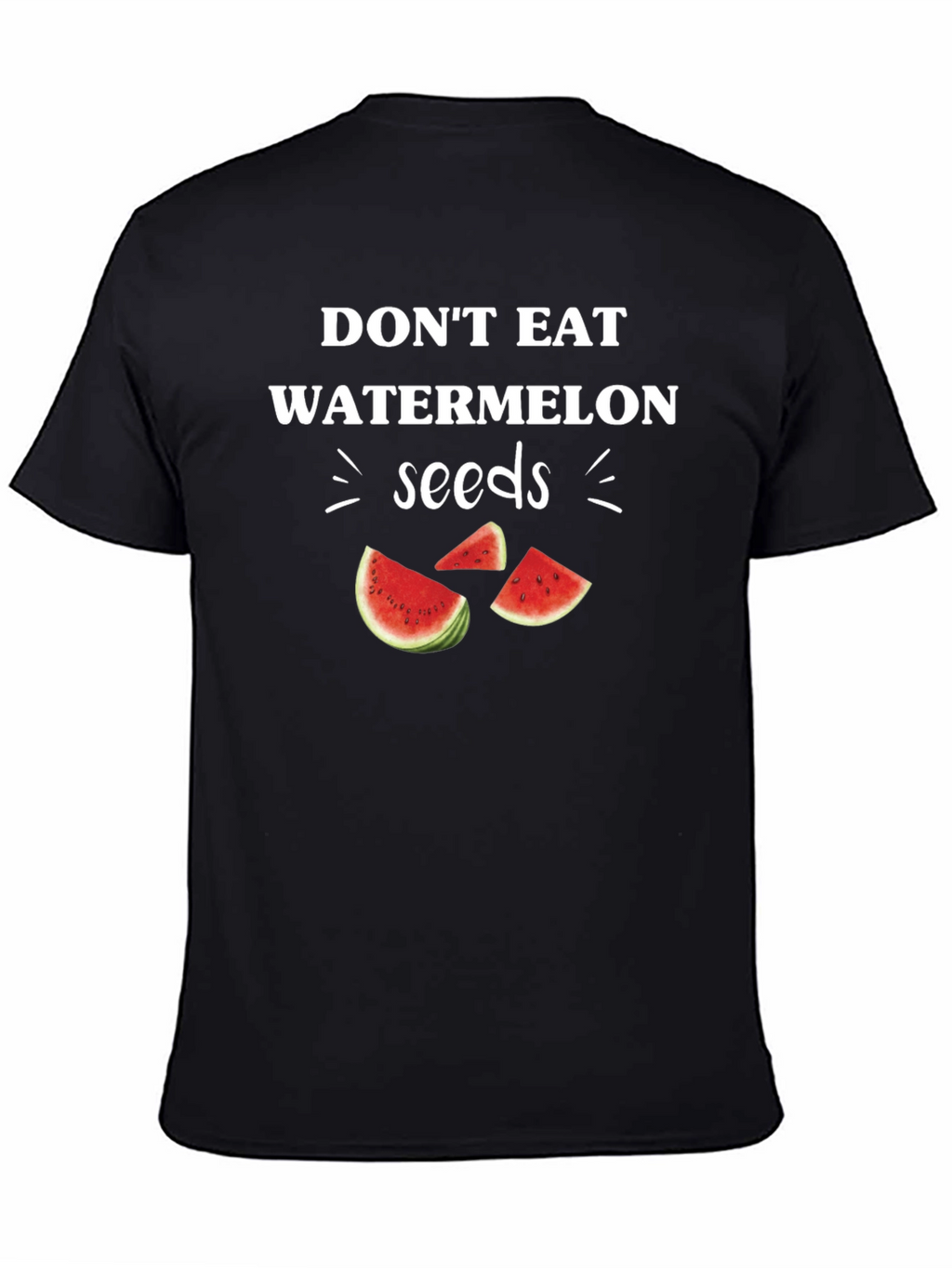 Funny Watermelon Seeds Graphic Tee - Novelty T-Shirt