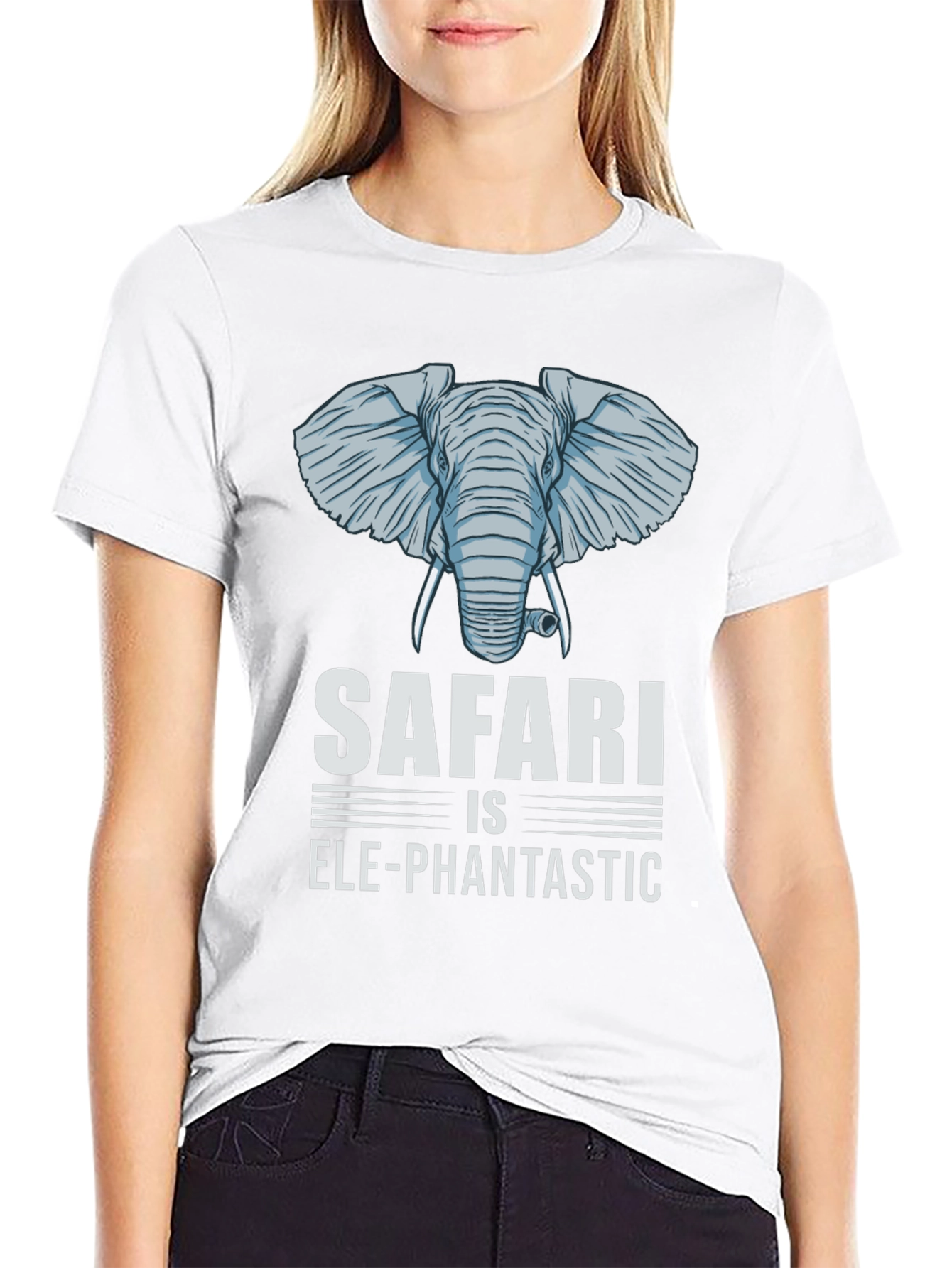 Safari Elephant T-Shirt - Ele-Phantastic Design