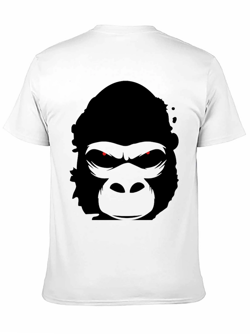 Mens Black Gorilla Graphic T-Shirt