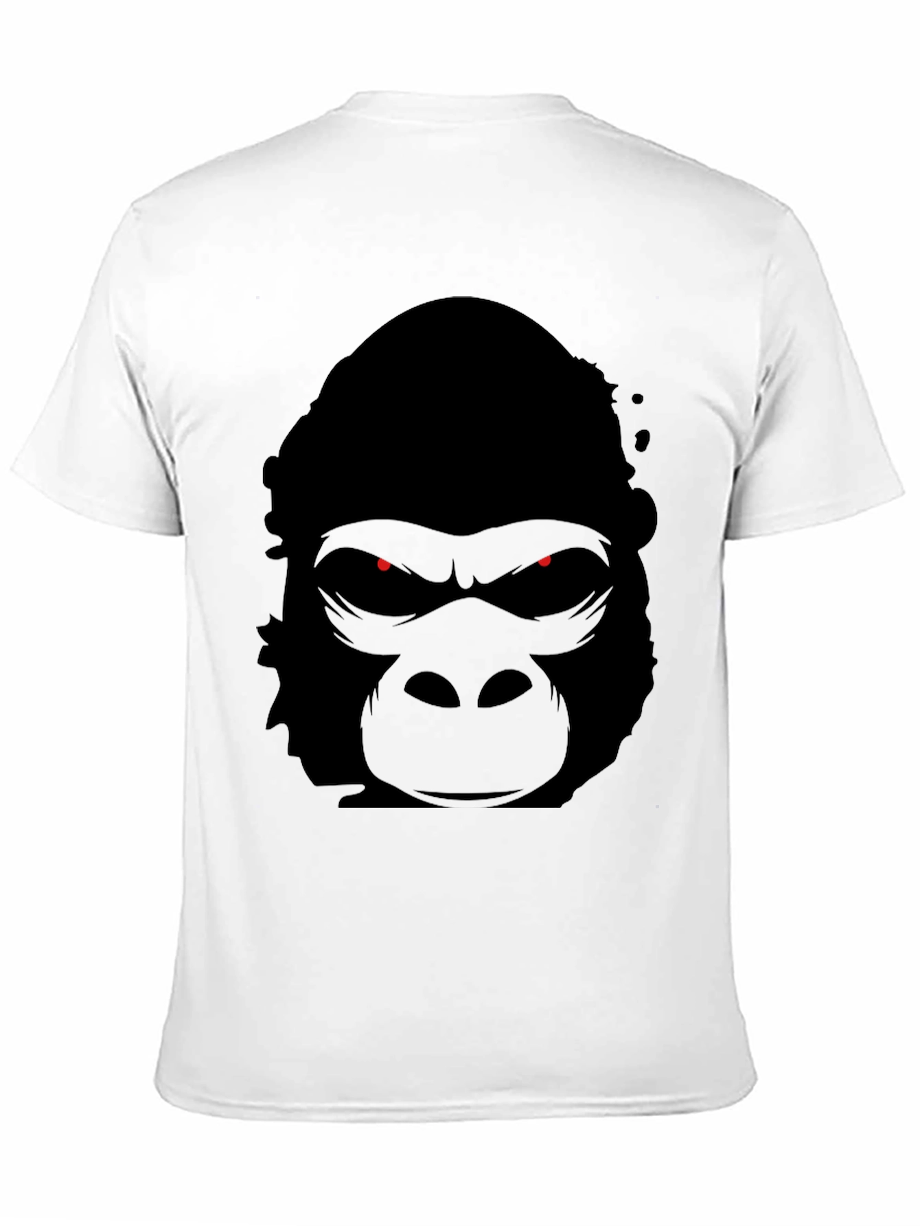 Mens Black Gorilla Graphic T-Shirt