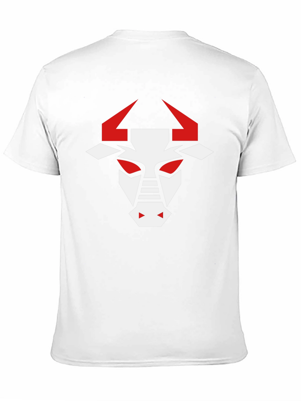Geometric Bull Graphic T-Shirt - Modern Design