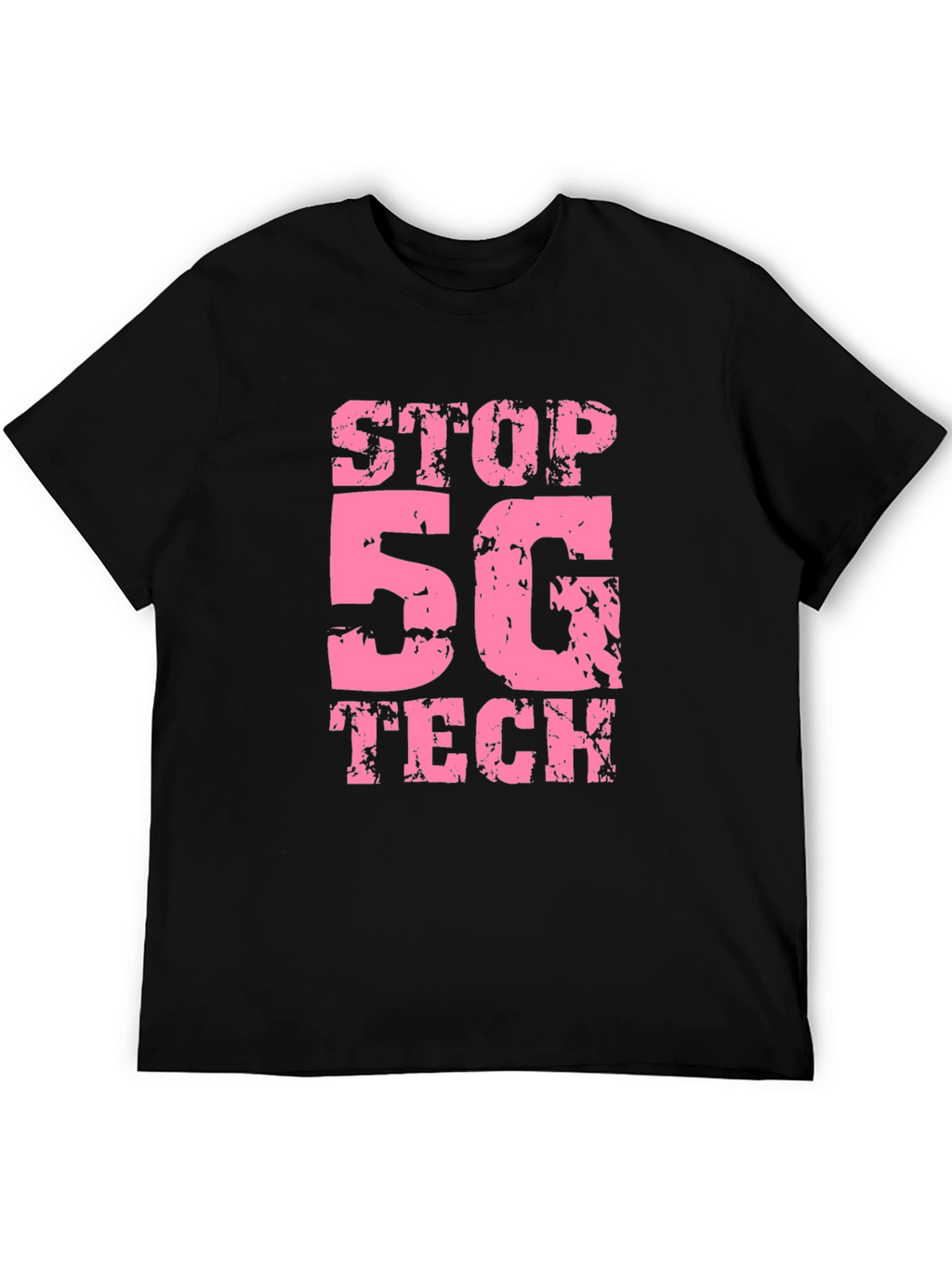 Stop 5G Tech Black T-Shirt