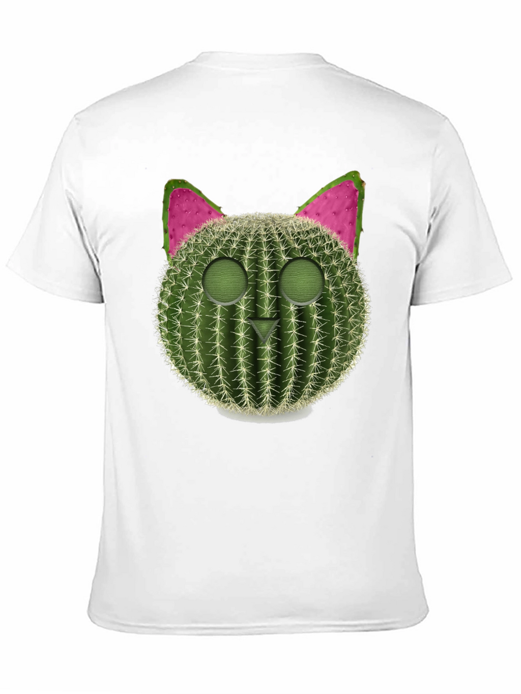 Cactus Cat Graphic Tee - Trendy & Unique
