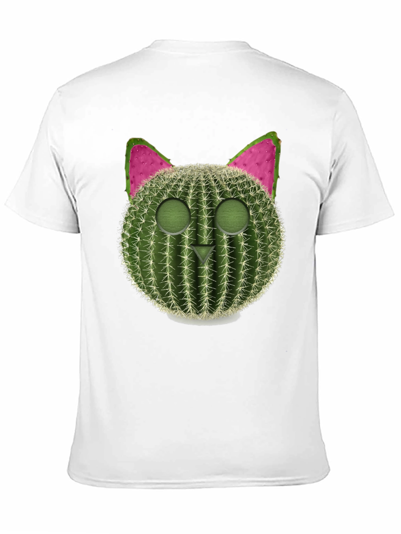 Cactus Cat Graphic Tee - Trendy & Unique