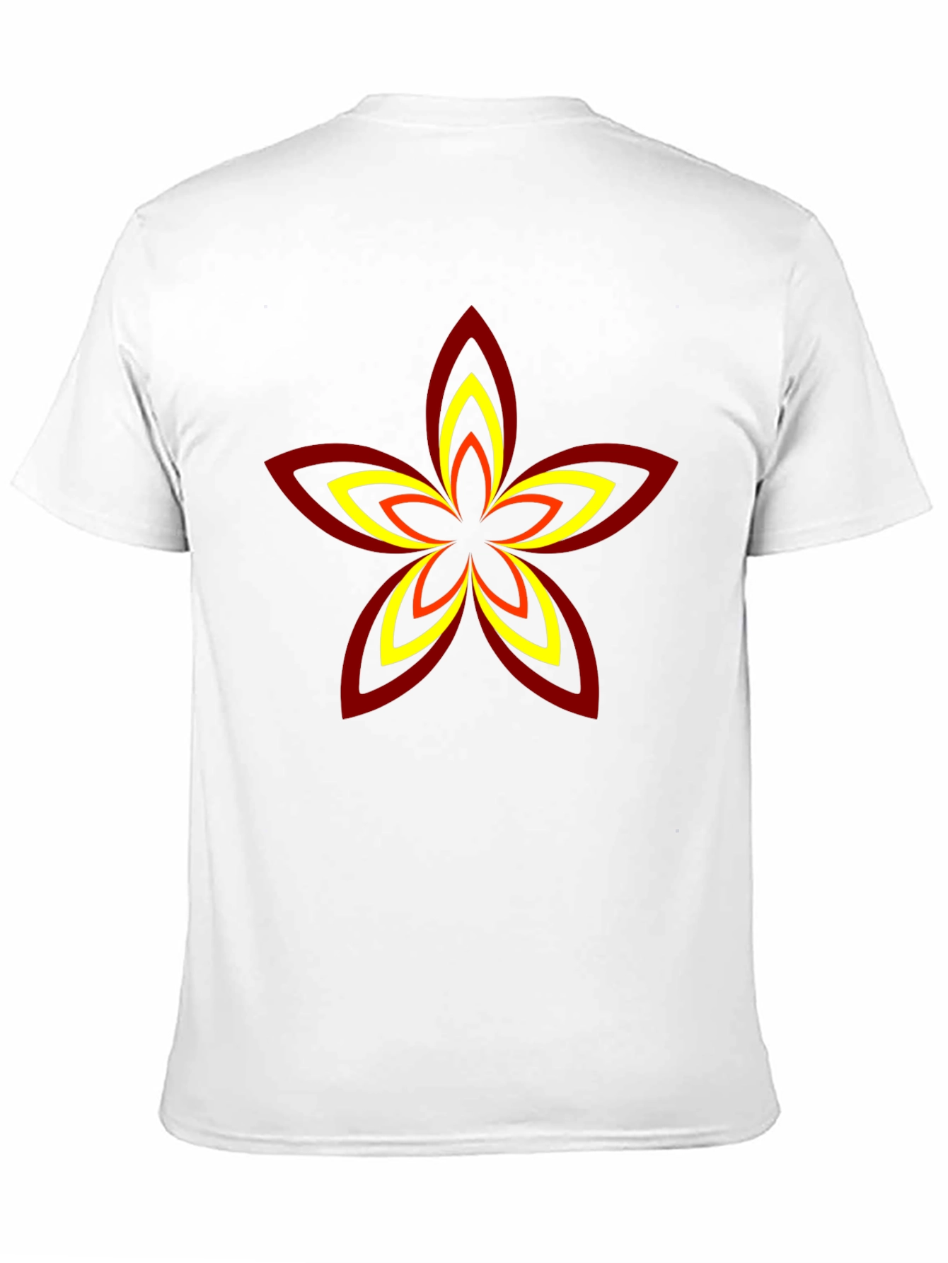 Abstract Flower Graphic T-Shirt