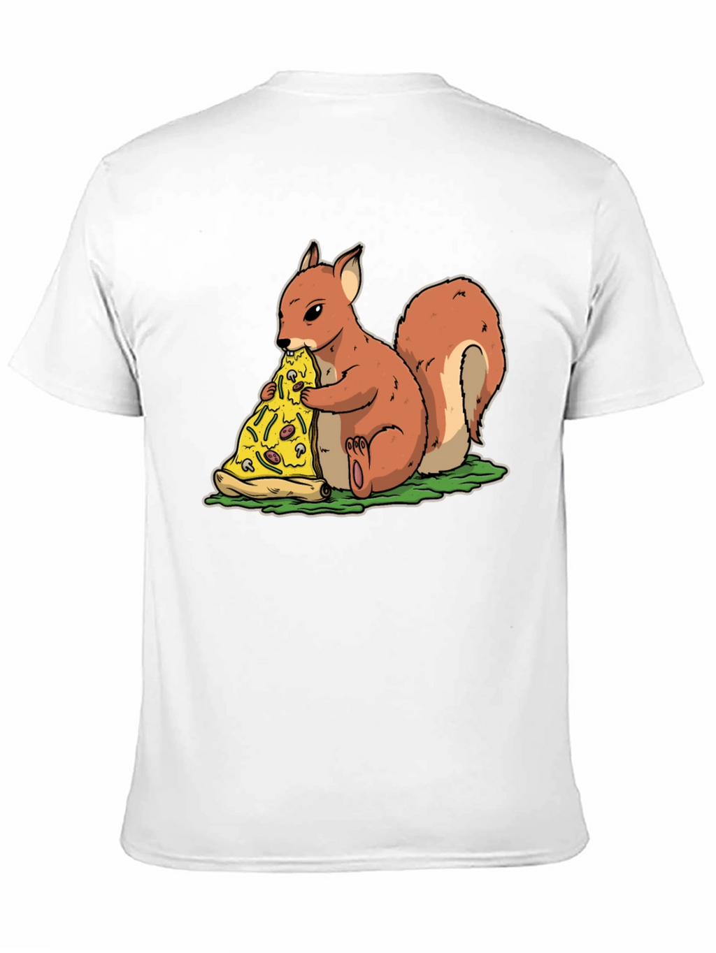 Squirrel Pizza T-Shirt - Funny Graphic Tee