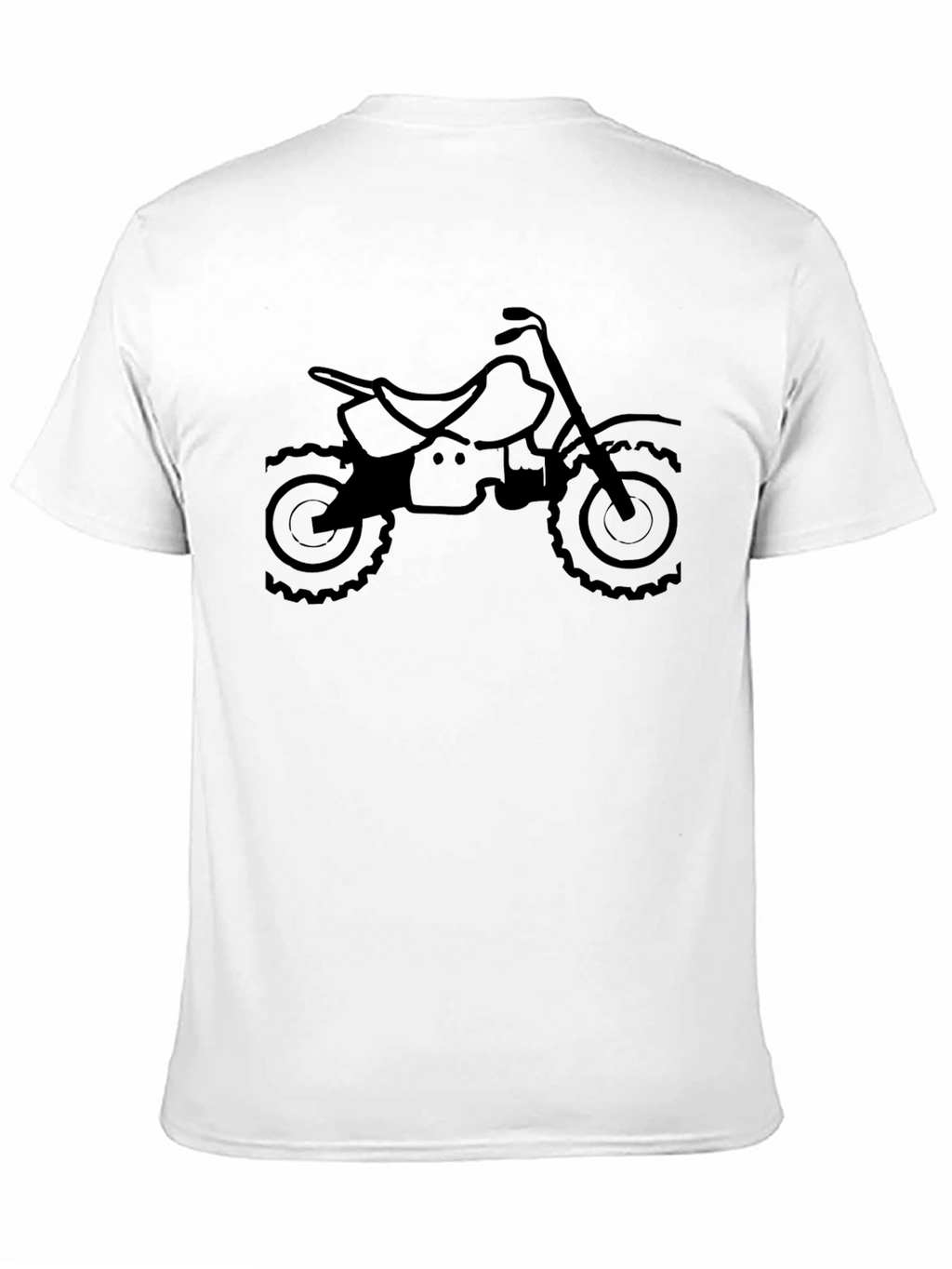 Black Motorcycle Graphic T-Shirt