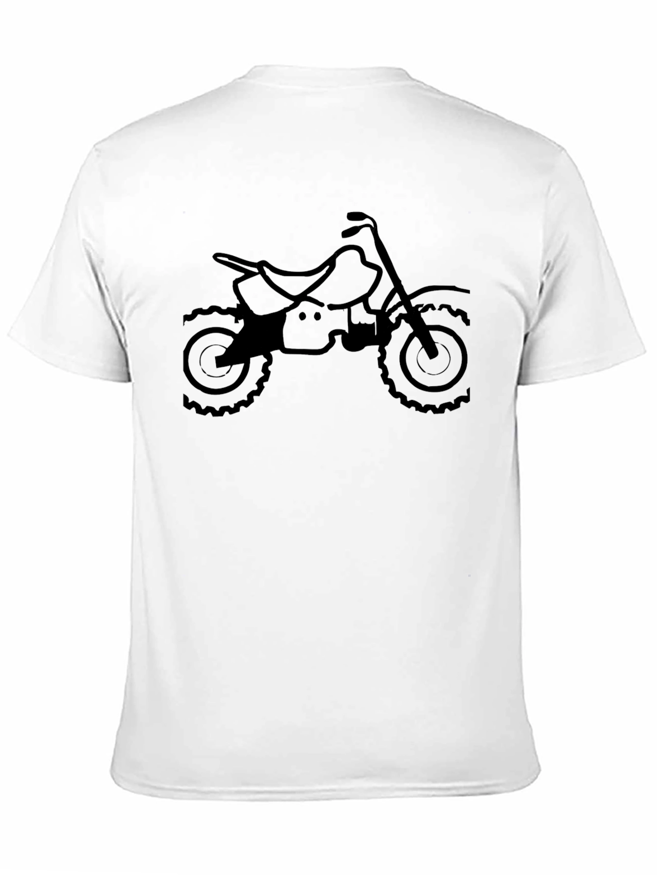 Black Motorcycle Graphic T-Shirt