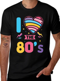 I Love the 80s T-Shirt Retro Graphic Tee