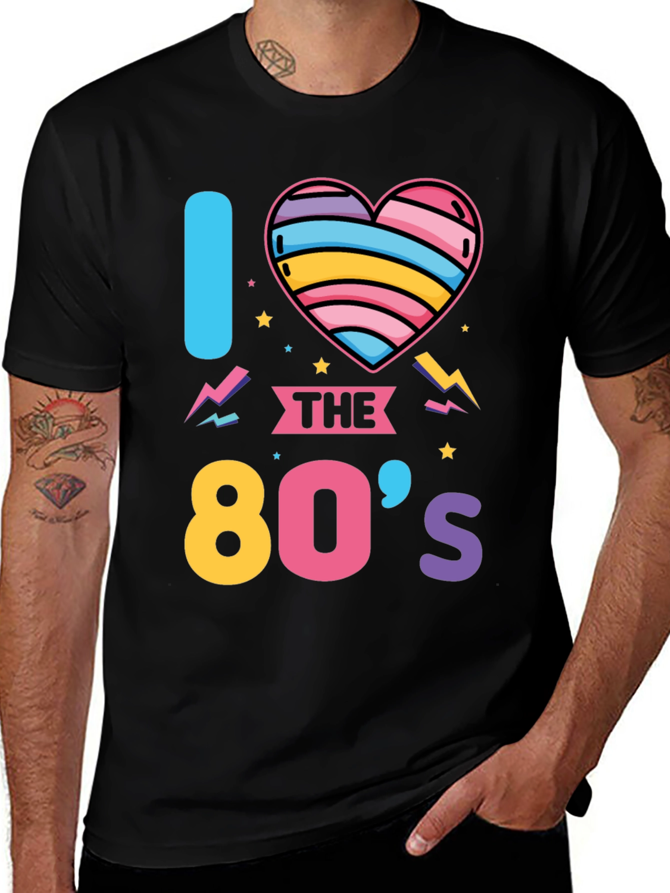 I Love the 80s T-Shirt Retro Graphic Tee