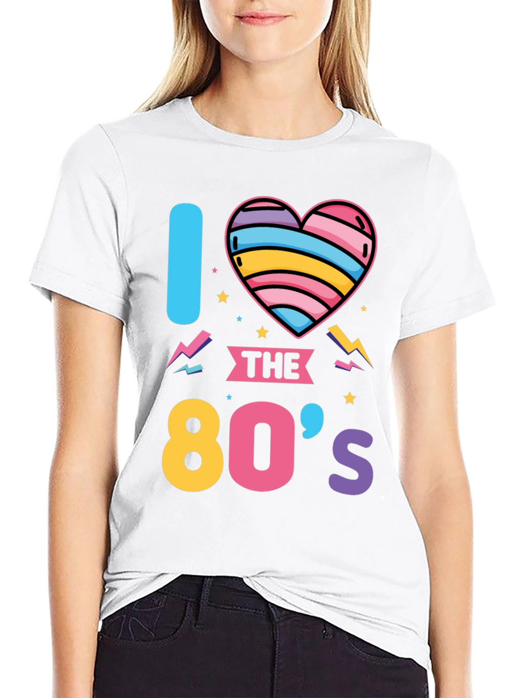 I Love the 80s T-Shirt Retro Graphic Tee