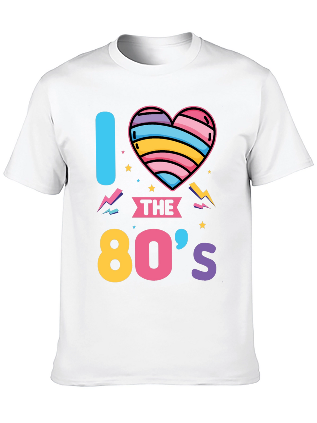I Love the 80s T-Shirt Retro Graphic Tee