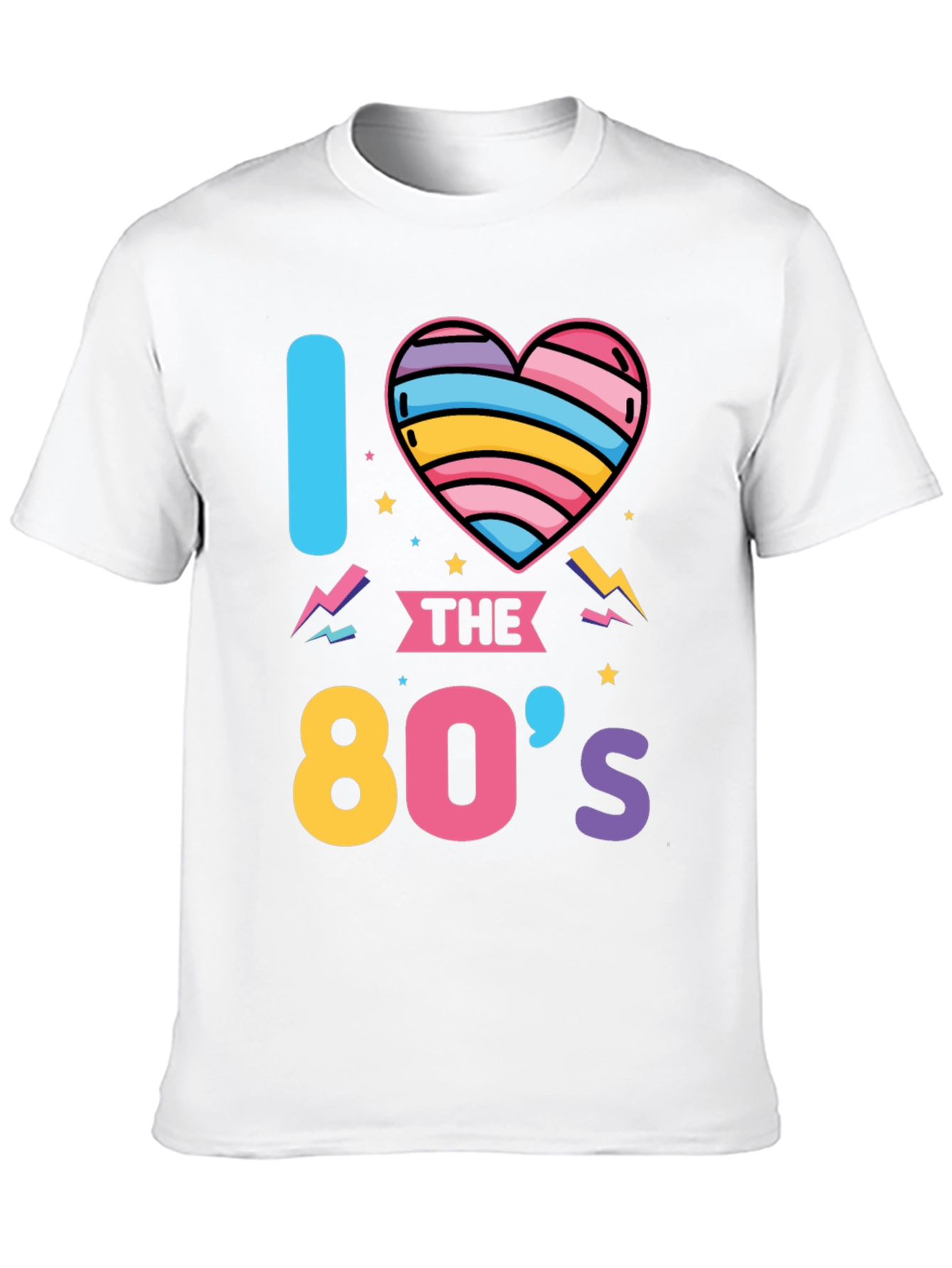 I Love the 80s T-Shirt Retro Graphic Tee