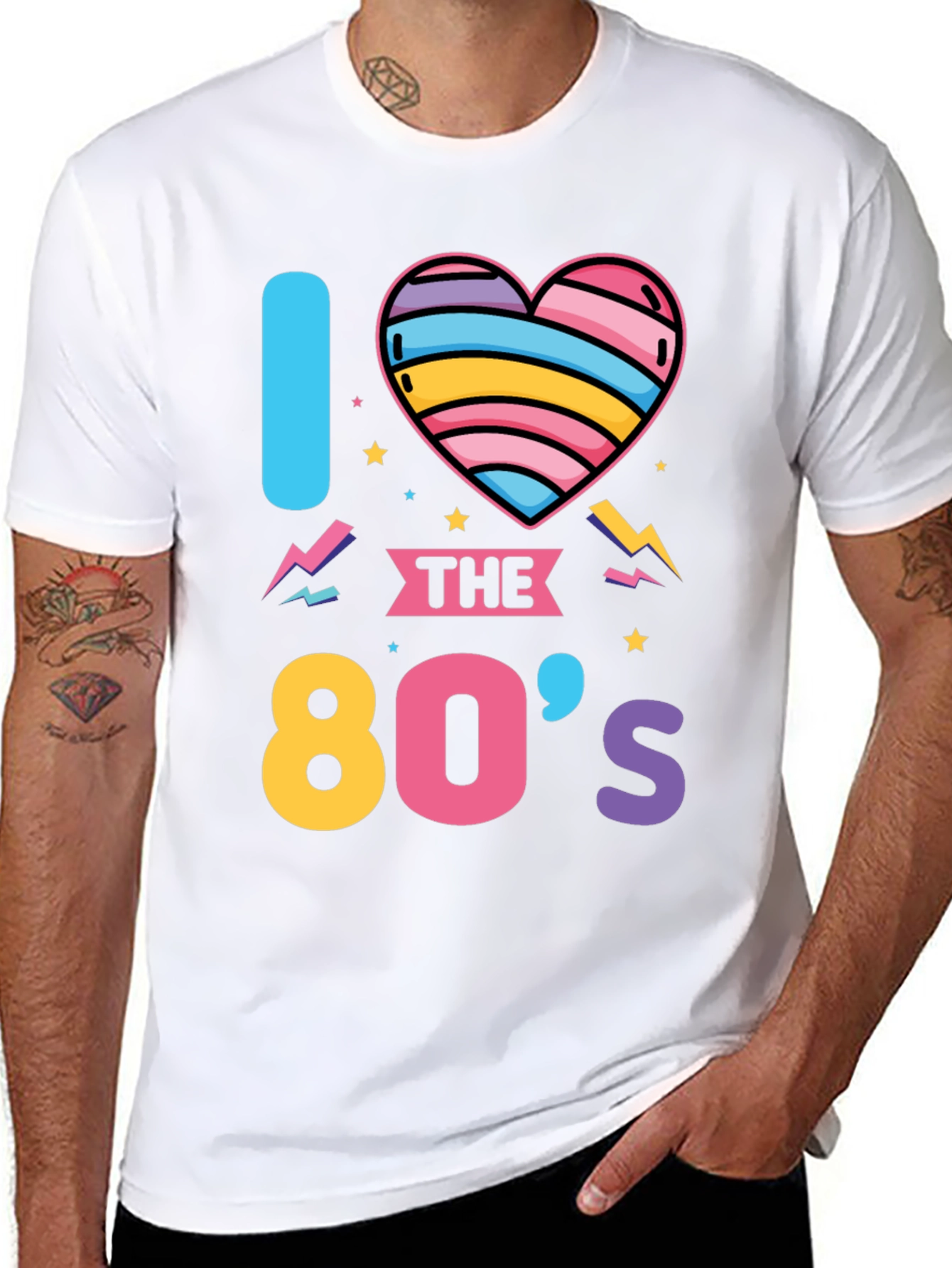 I Love the 80s T-Shirt Retro Graphic Tee