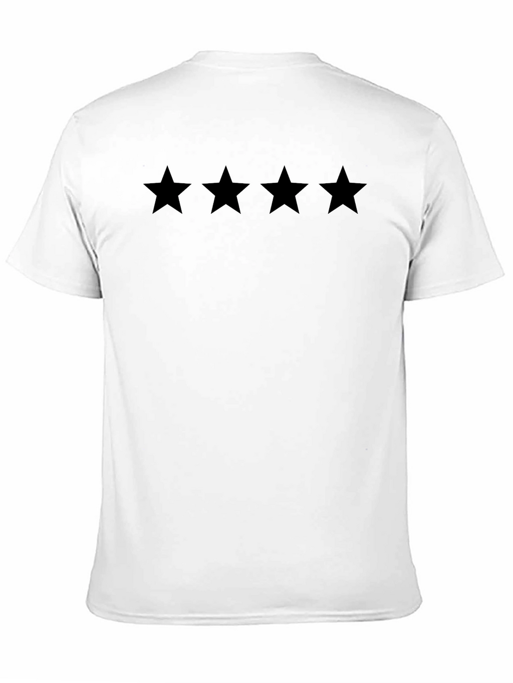 Four Star Black Crew Neck T-Shirt