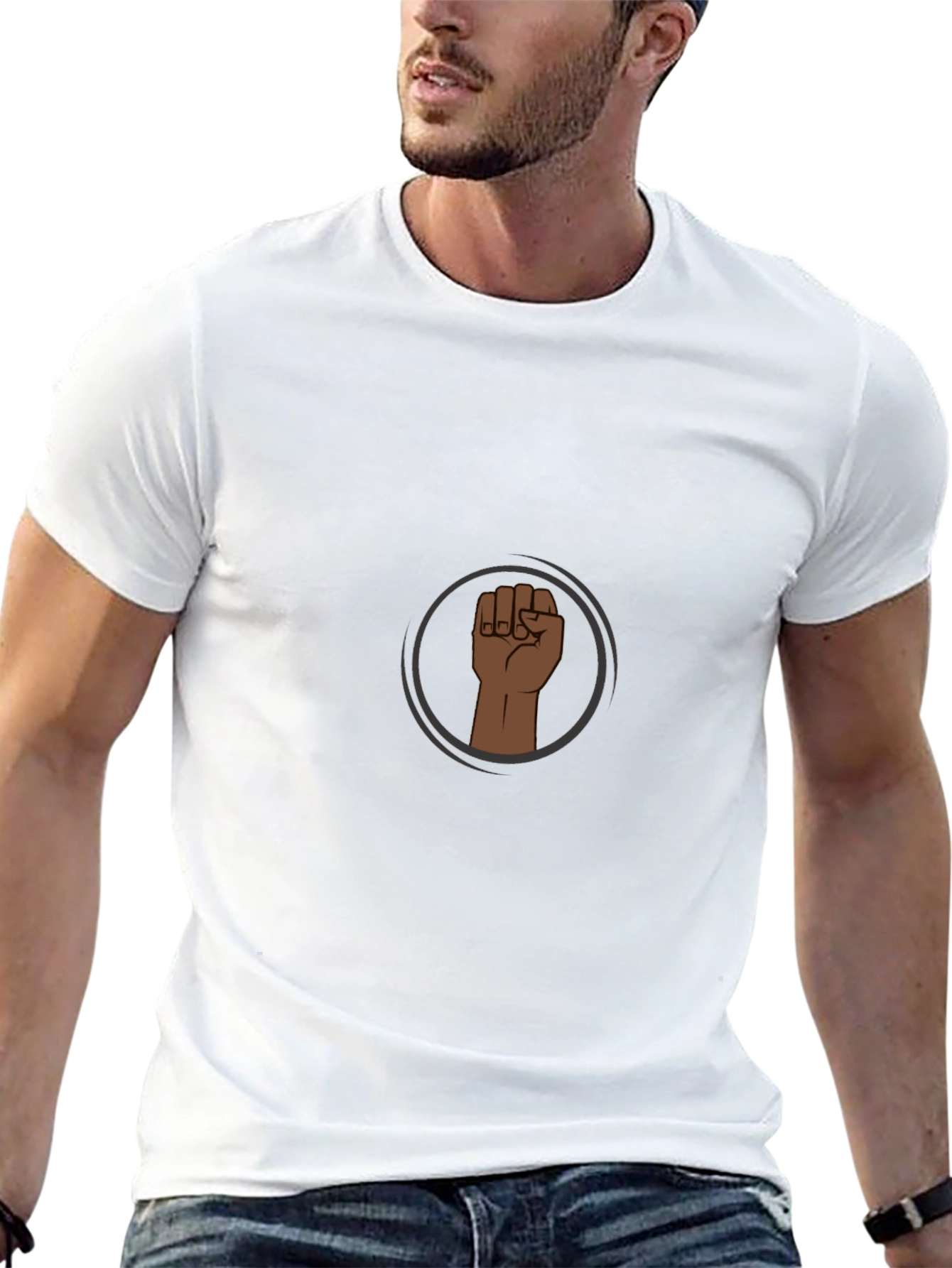 Black Power Fist Graphic Tee