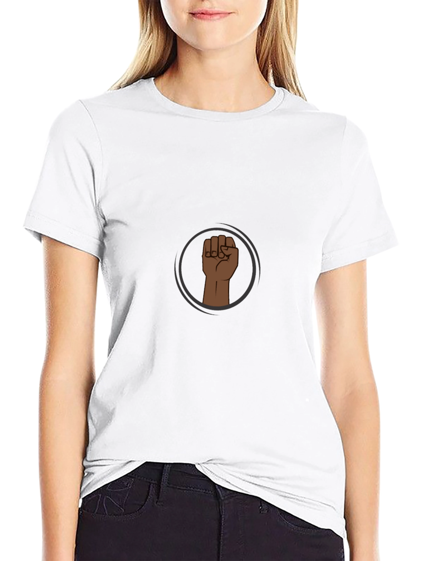 Black Power Fist Graphic Tee