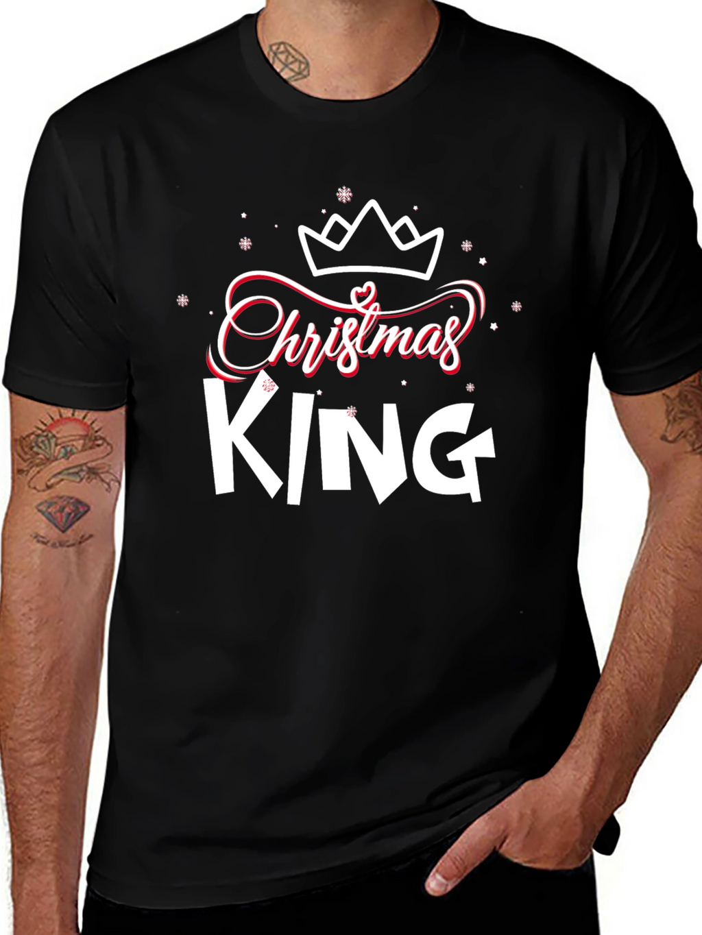 Christmas King T-Shirt - Festive Holiday Tee