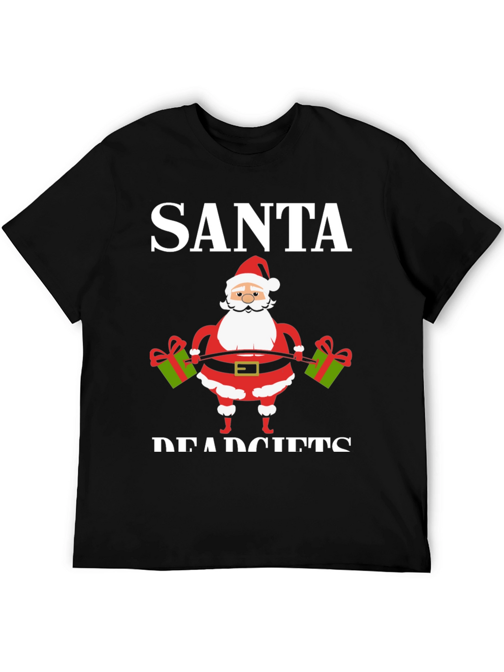 Santa Deadlifts Graphic T-Shirt