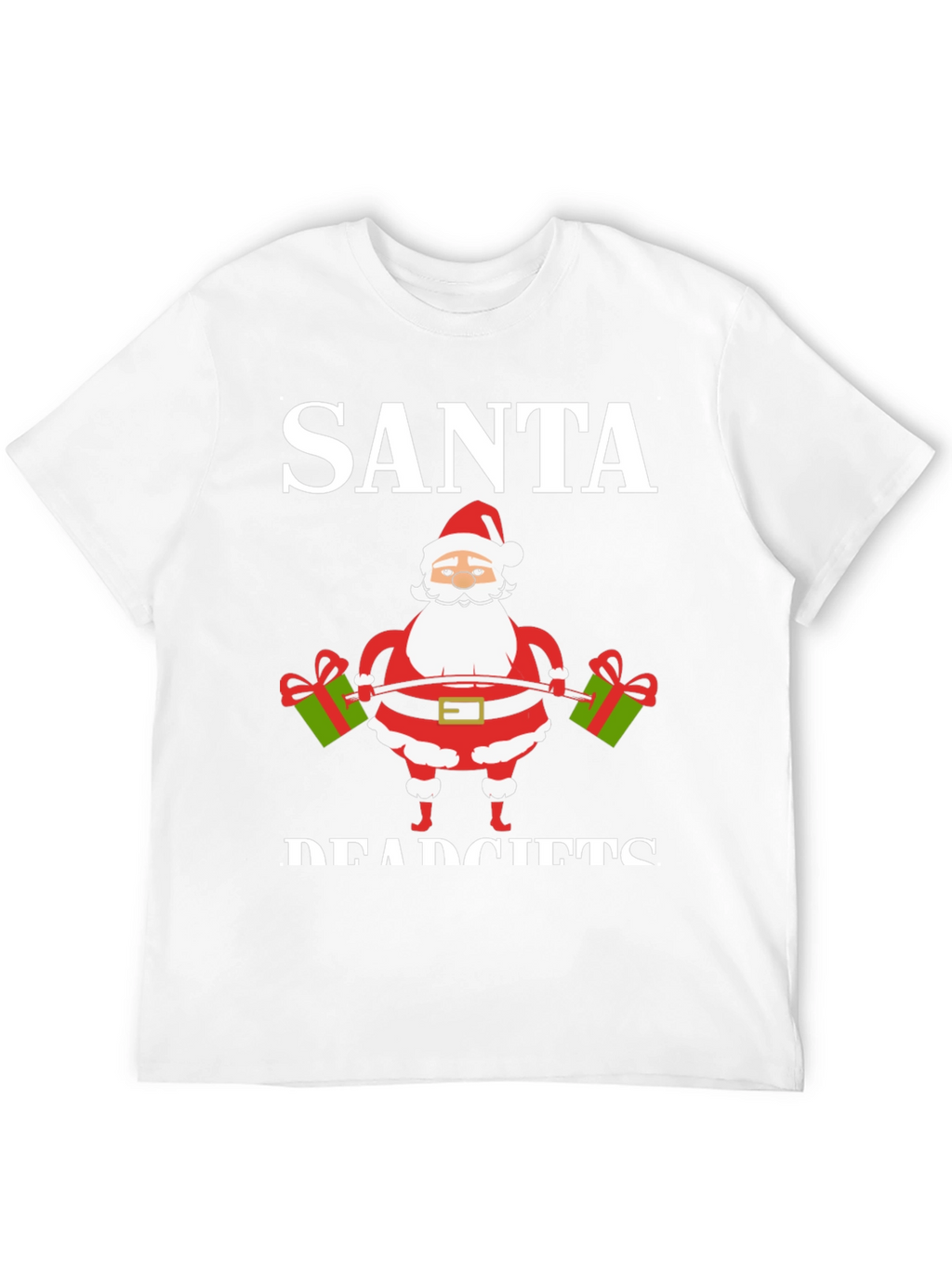 Santa Deadlifts Graphic T-Shirt
