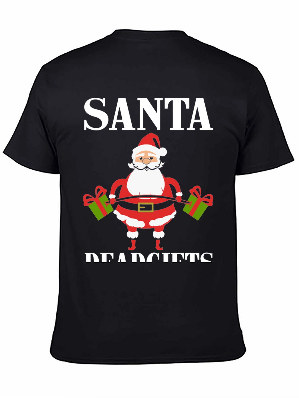 Santa Deadlifts Graphic T-Shirt