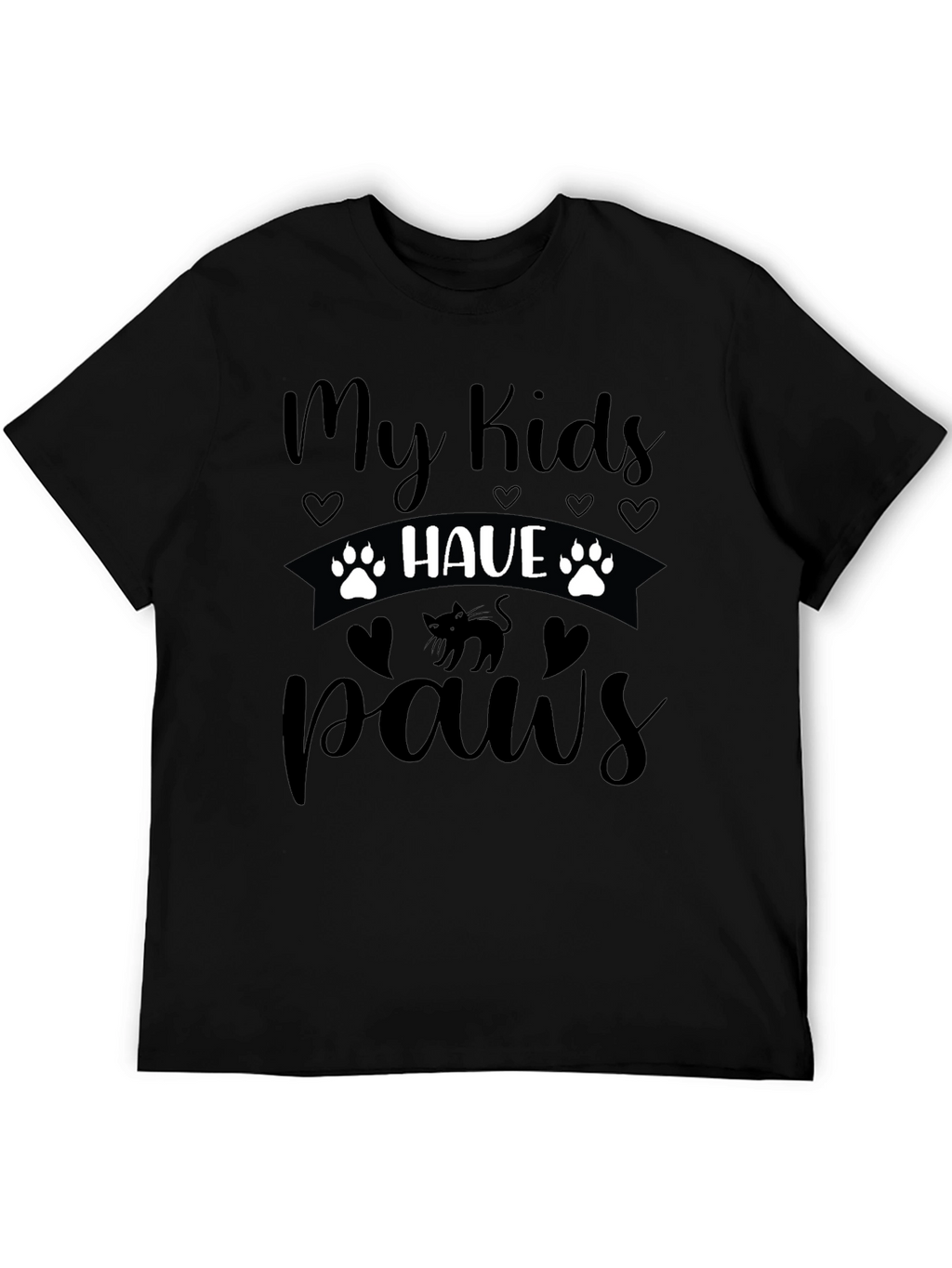 My Kids Have Paws Cat T-Shirt