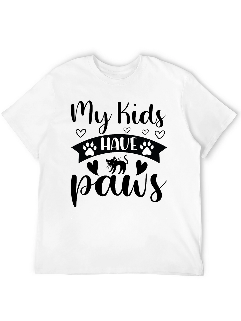 My Kids Have Paws Cat T-Shirt