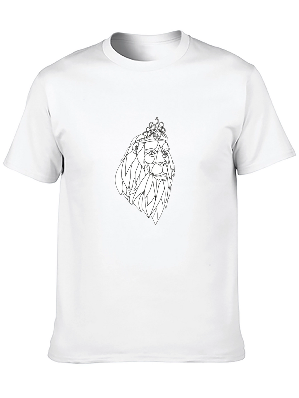 Lion King Graphic Tee - Modern Black T-Shirt