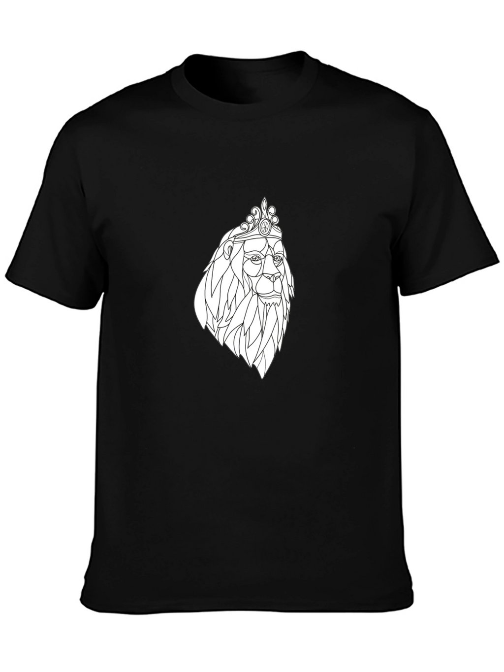 Lion King Graphic Tee - Modern Black T-Shirt