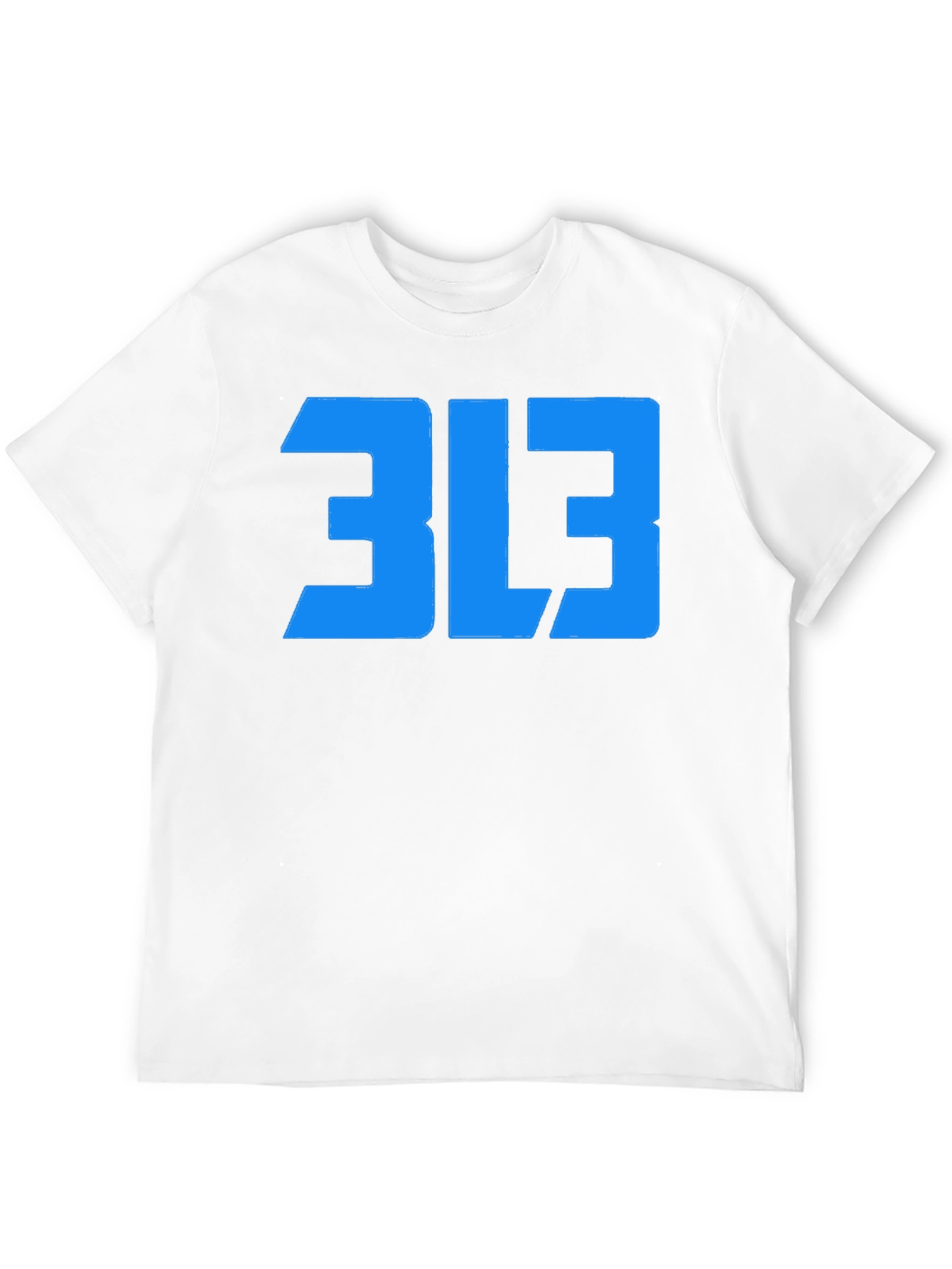 313 T-Shirt: Detroit Area Code Tee - Black