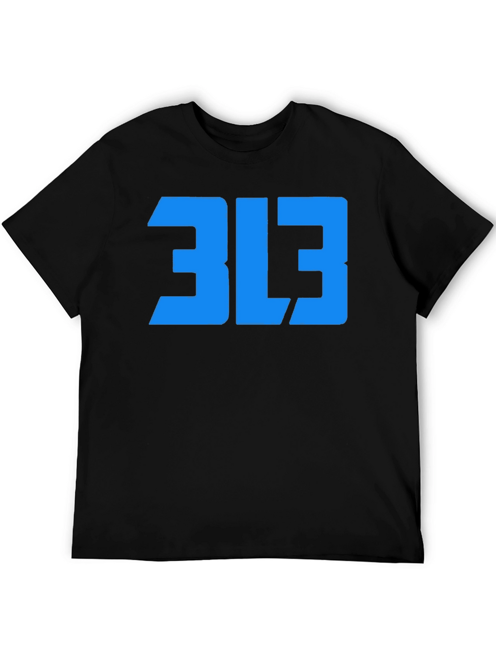 313 T-Shirt: Detroit Area Code Tee - Black