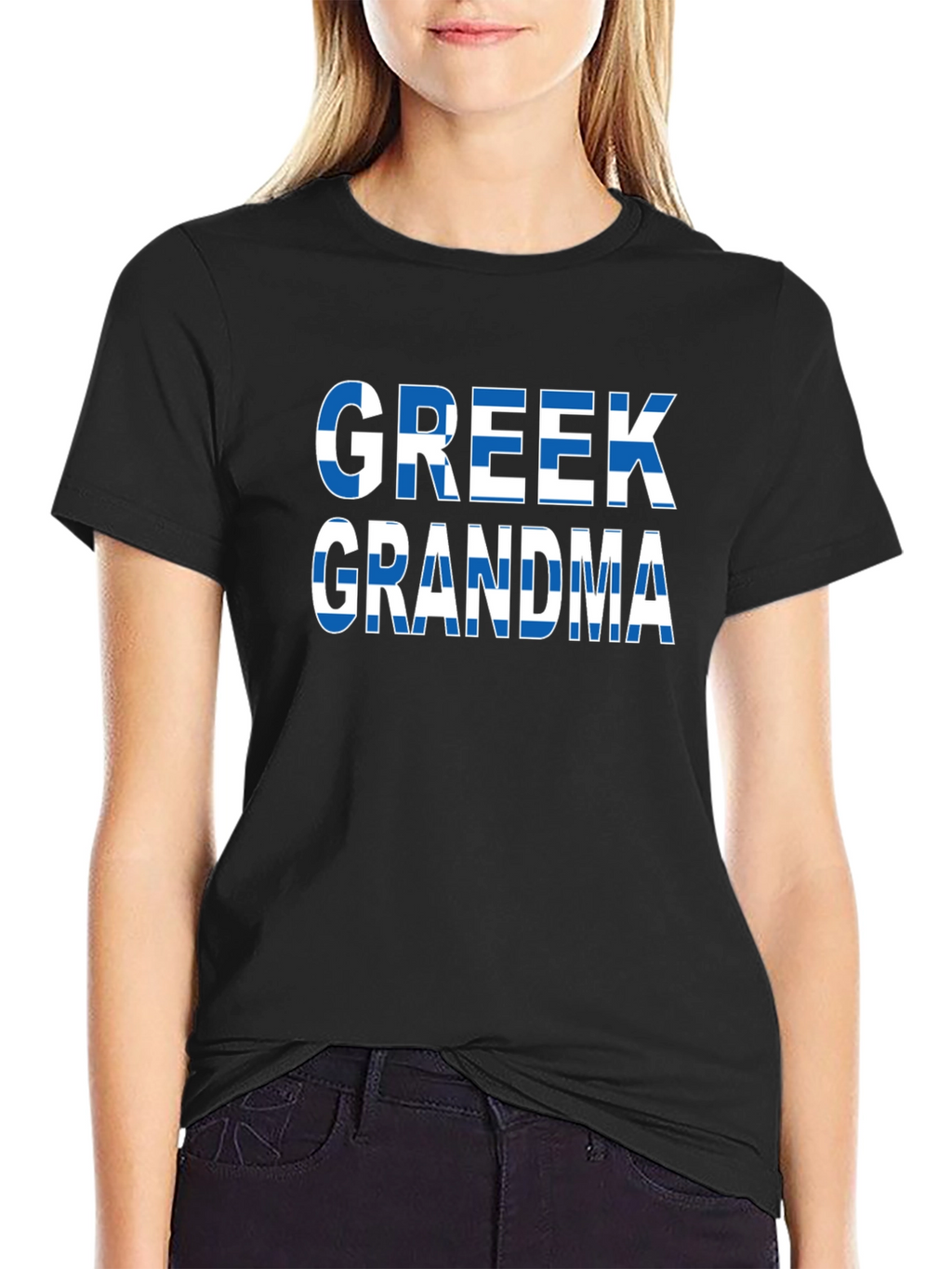 Greek Grandma Flag T-Shirt