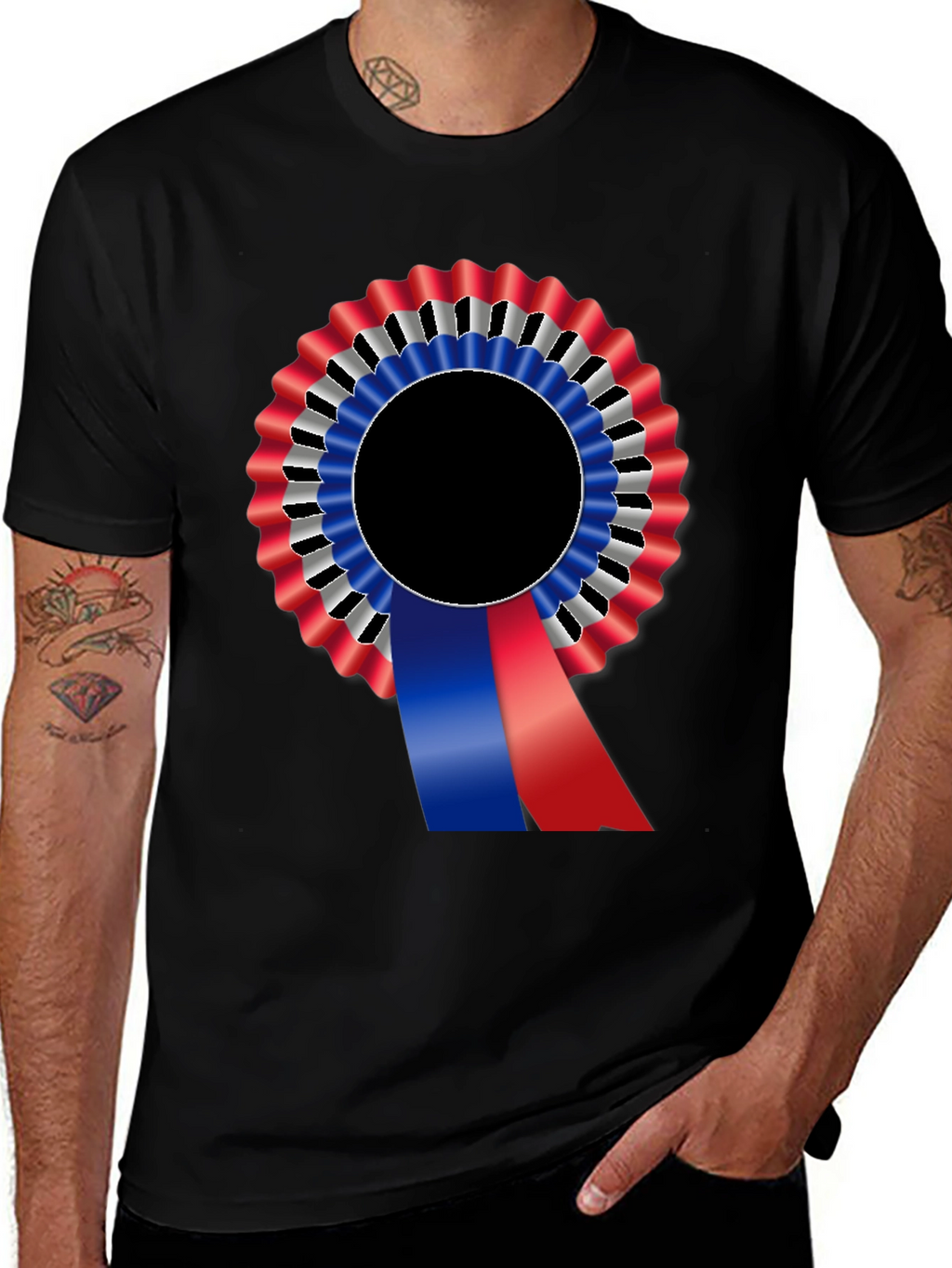 Ribbon Rosette Graphic Tee