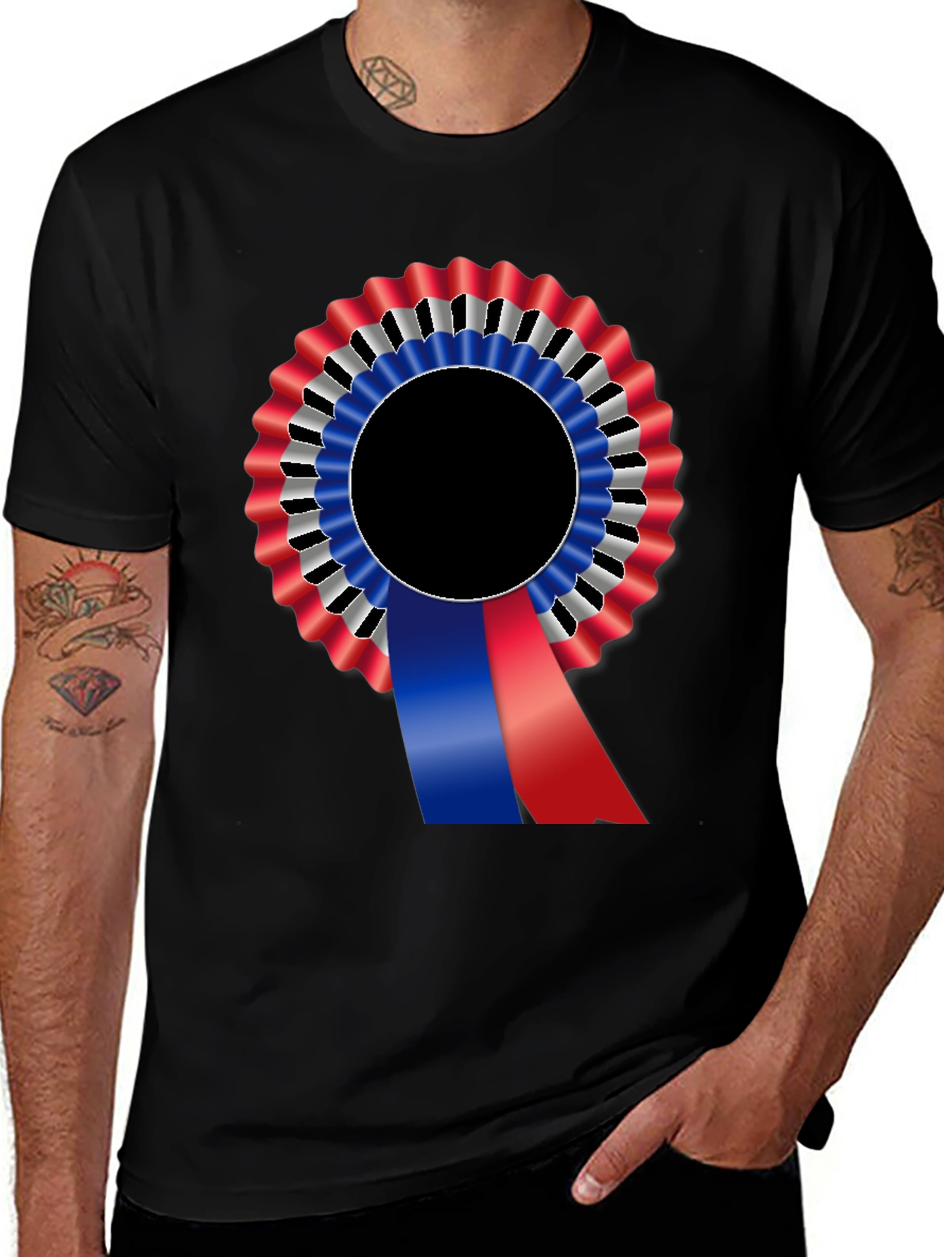 Ribbon Rosette Graphic Tee