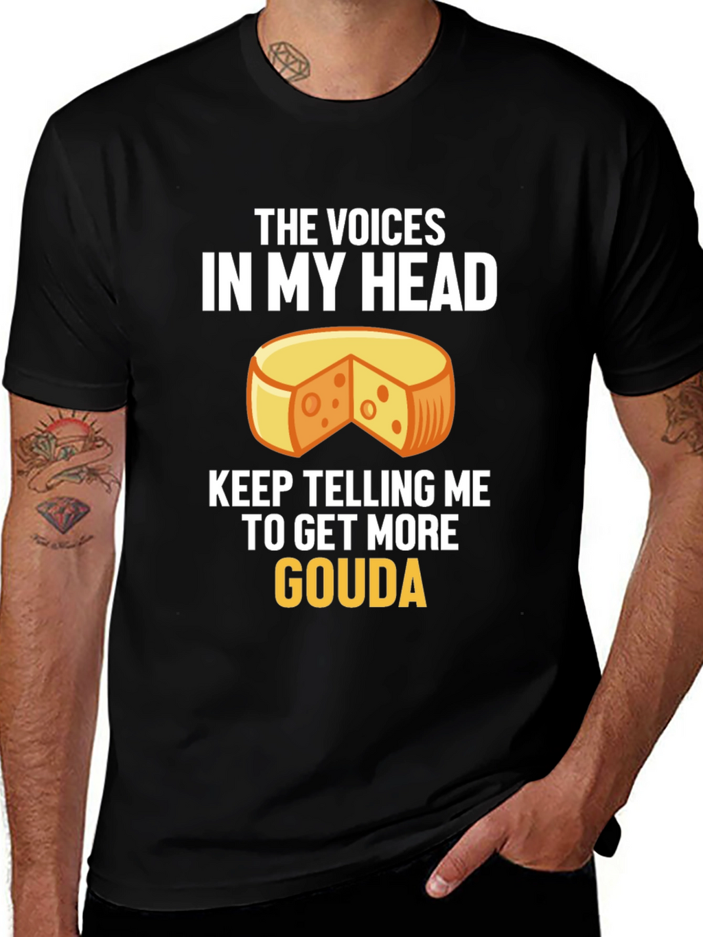 Gouda Cheese Lover Graphic T-Shirt