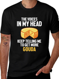 Gouda Cheese Lover Graphic T-Shirt