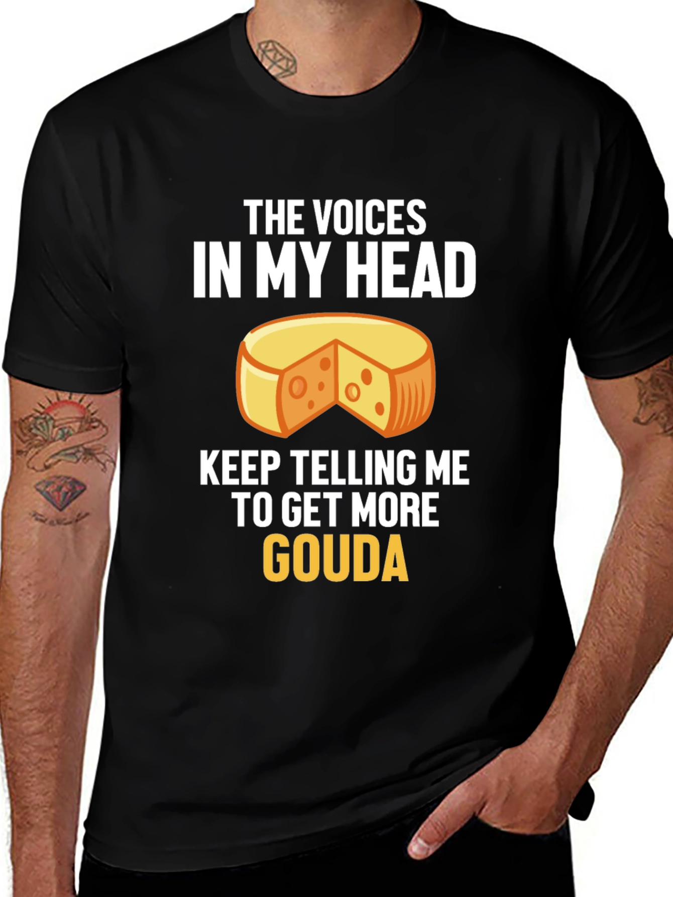 Gouda Cheese Lover Graphic T-Shirt