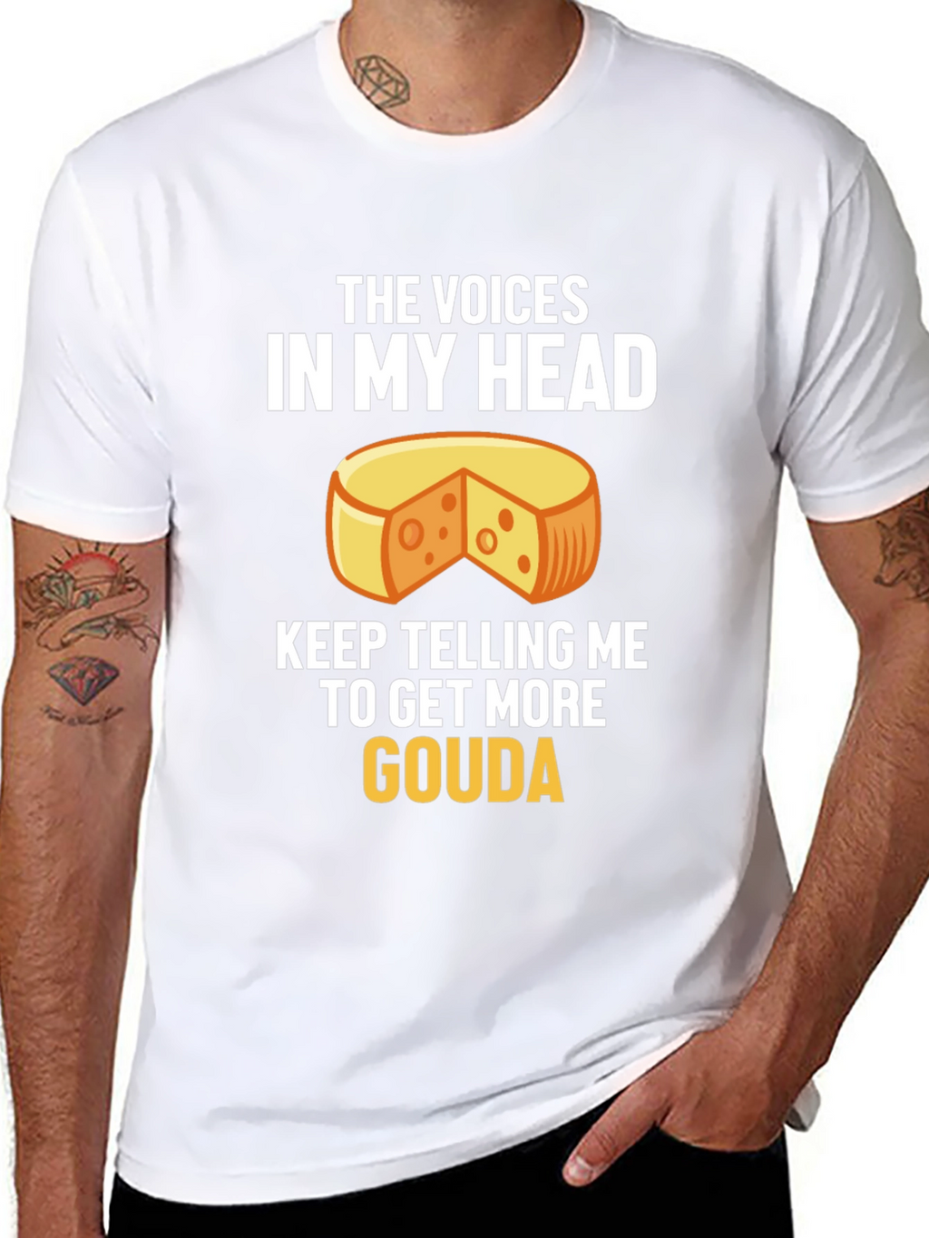 Gouda Cheese Lover Graphic T-Shirt