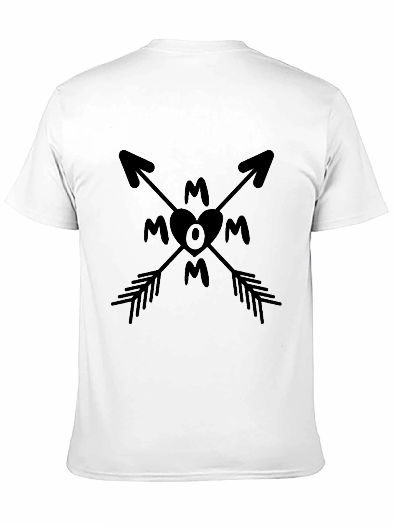 Mom Arrow Heart Graphic T-Shirt